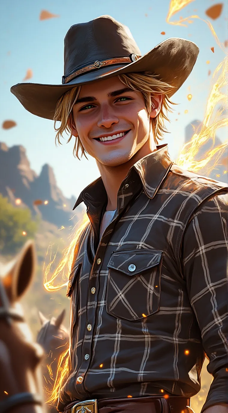 ai character: Beau Riddell background