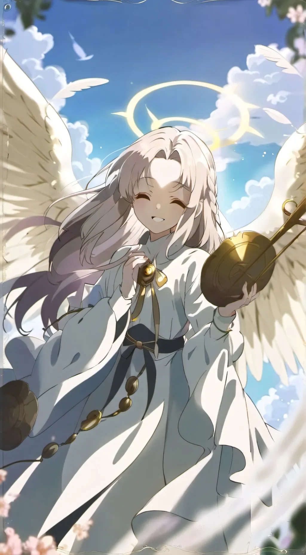 ai character: Zachi light background
