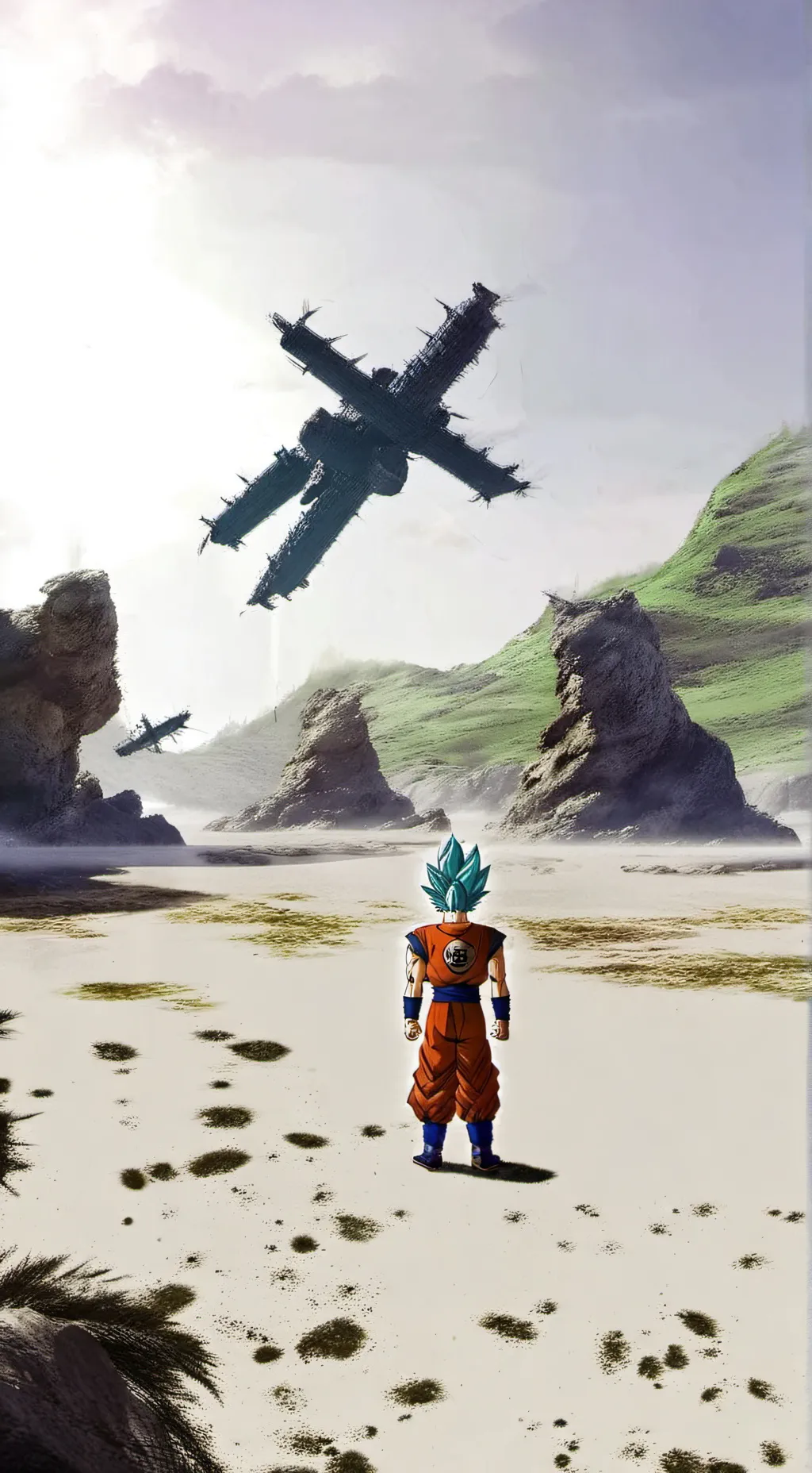 ai character: Db x Md background