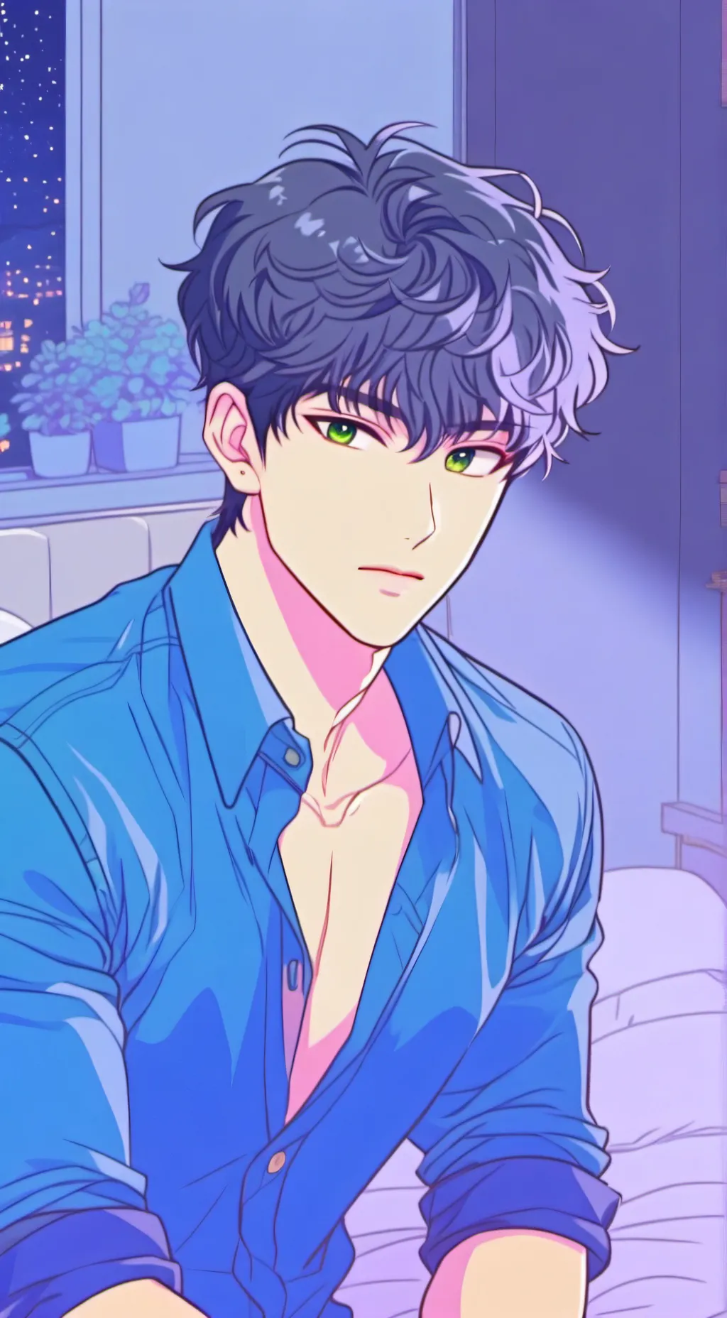 ai character: Aron Romanov  background