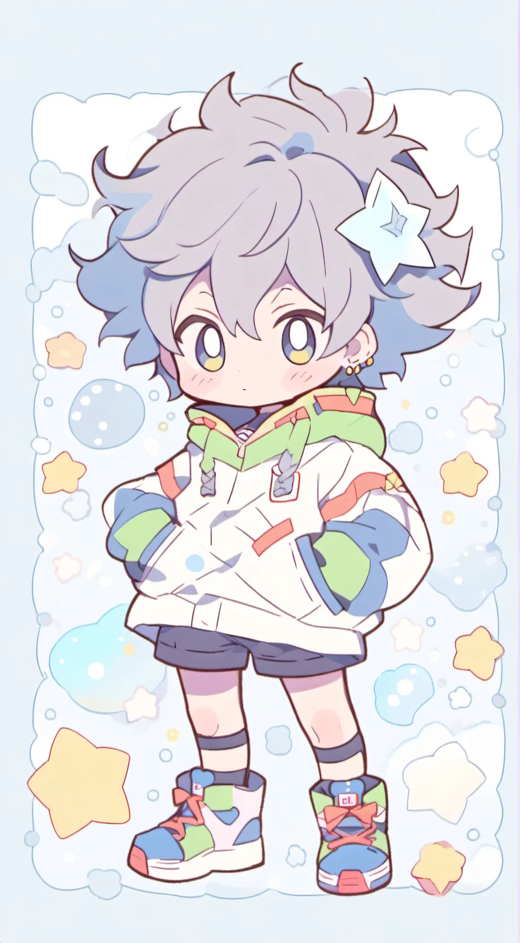 ai character: MHA Cute background
