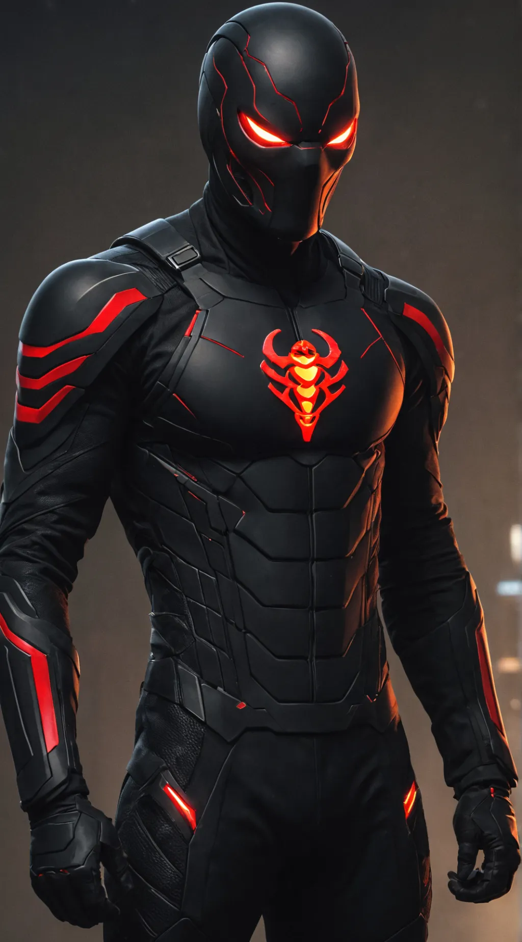 ai character: Dark cobra  background