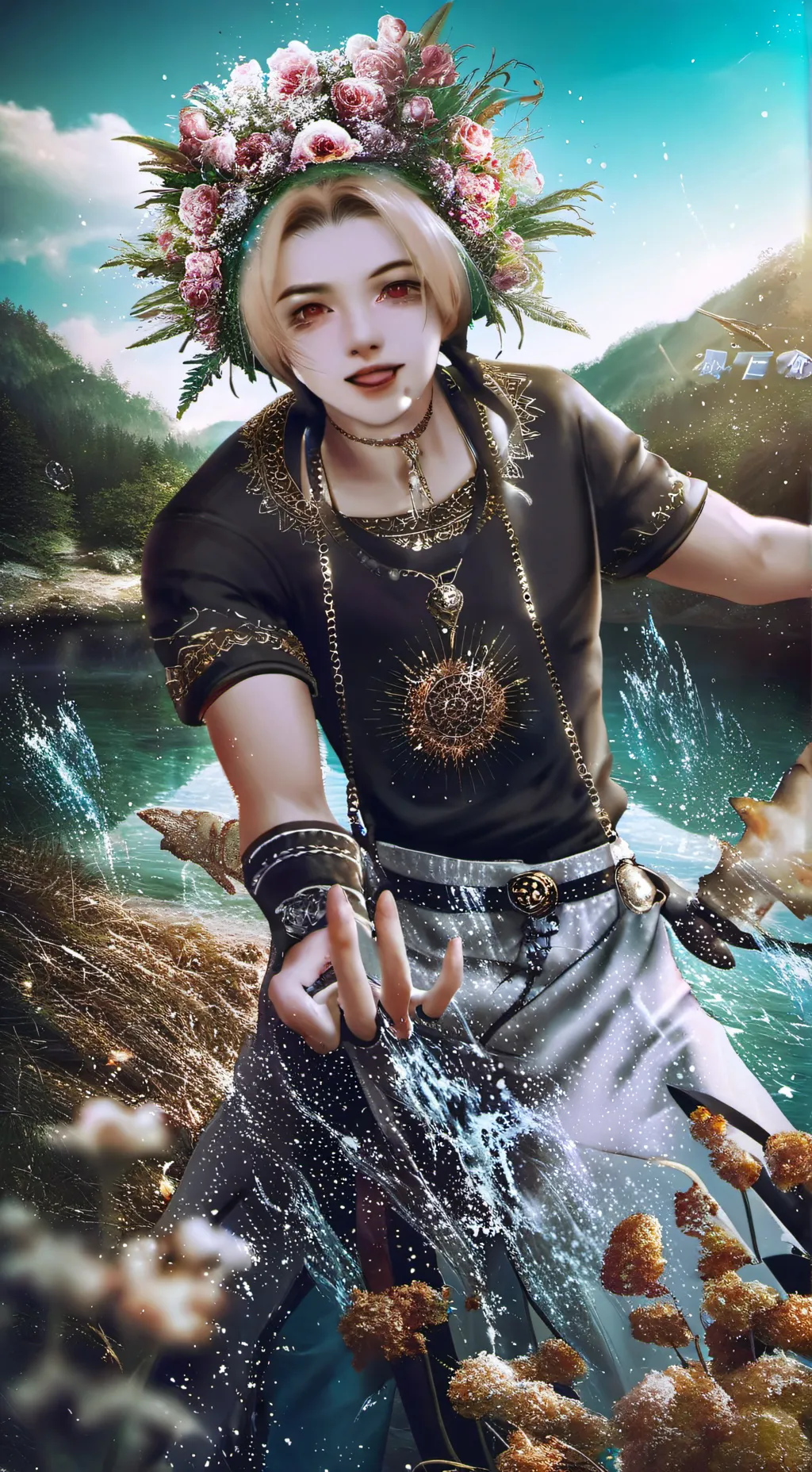 ai character: frlix background