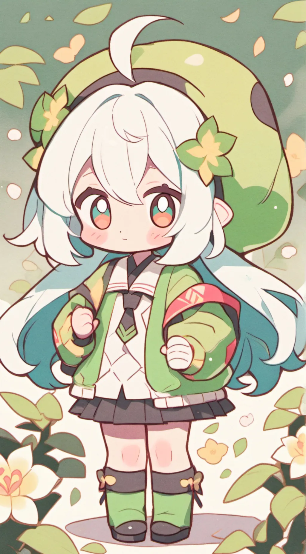 ai character: sara 😘 background