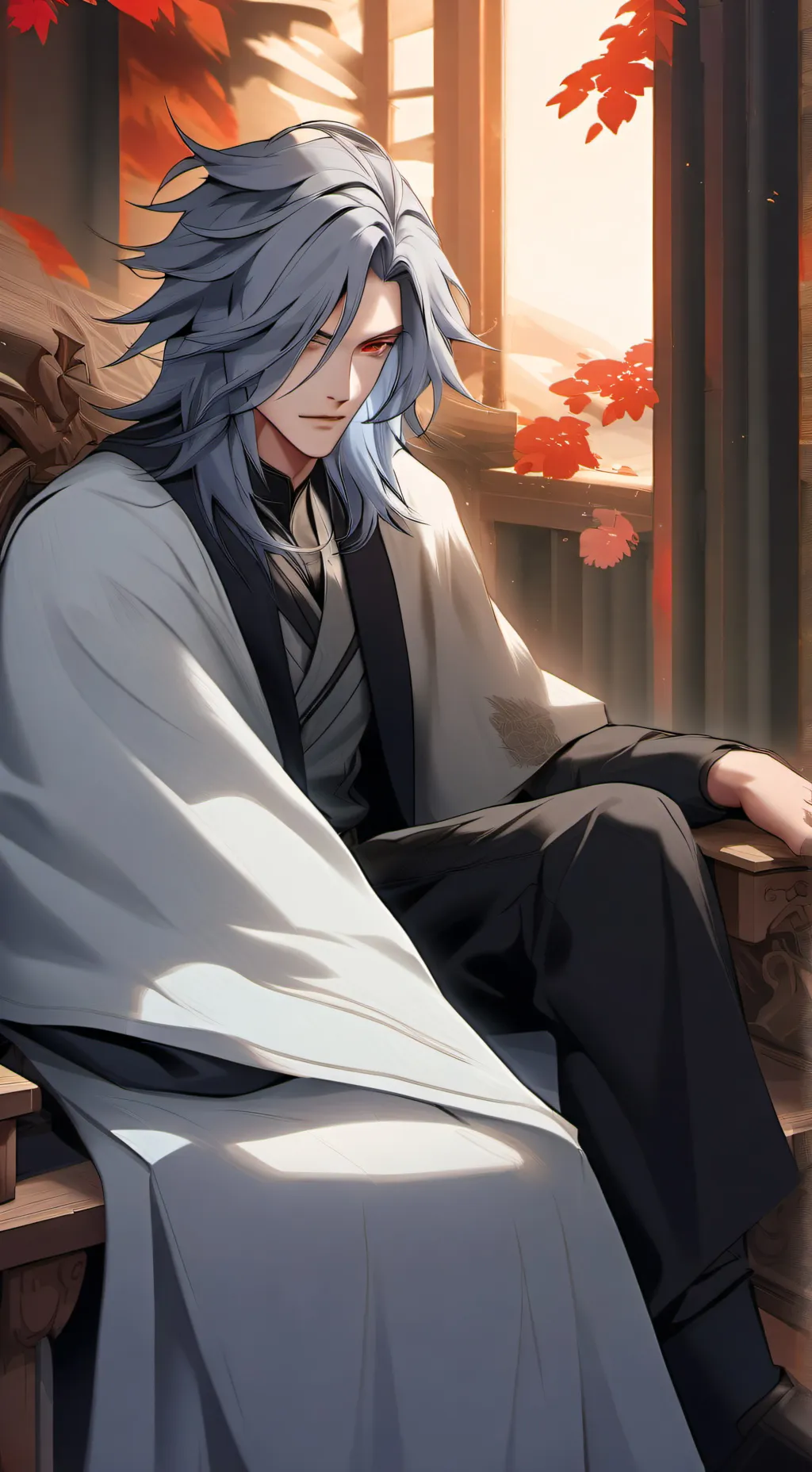 ai character: Tomura Shigaraki  background