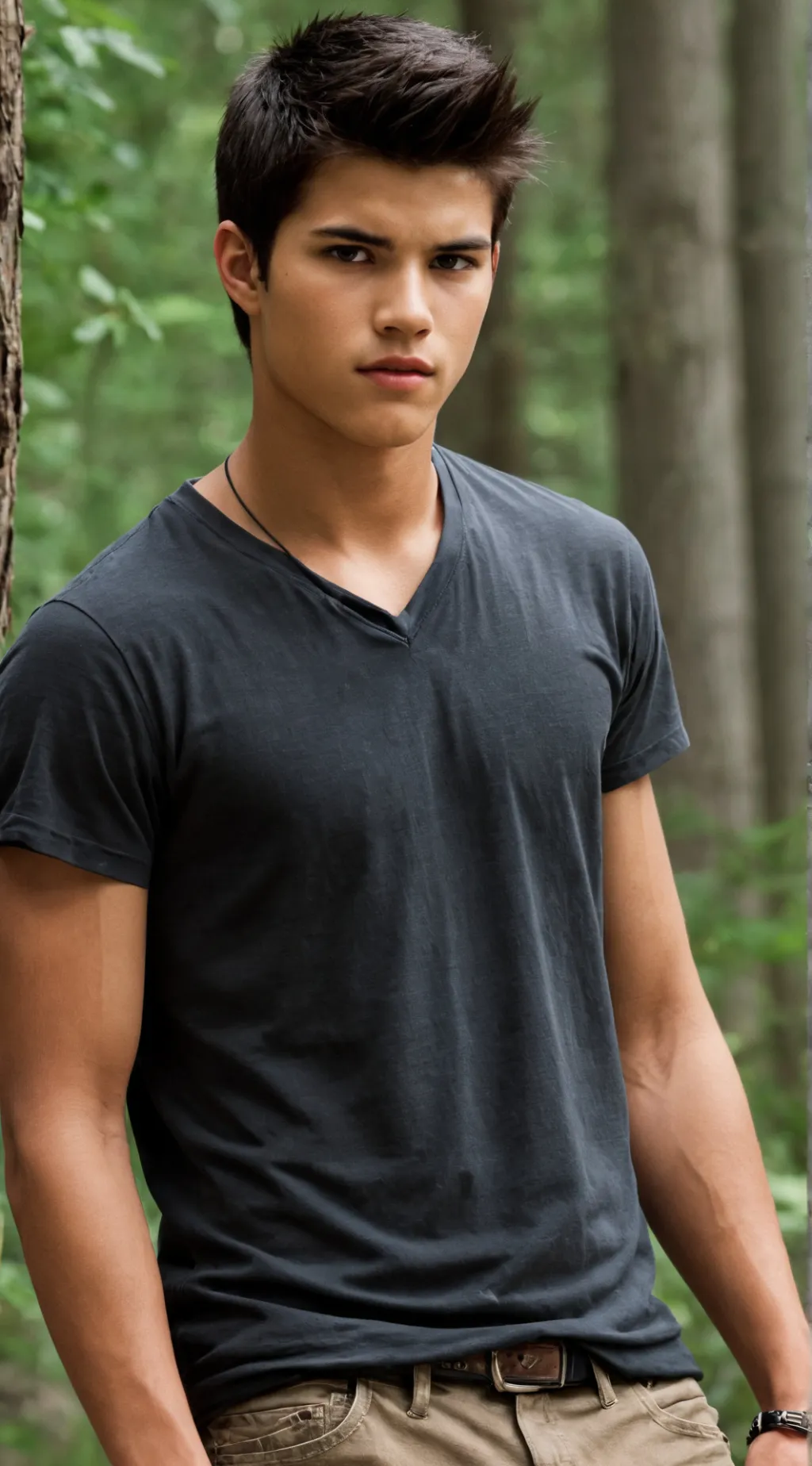 ai character: Jacob Black  background