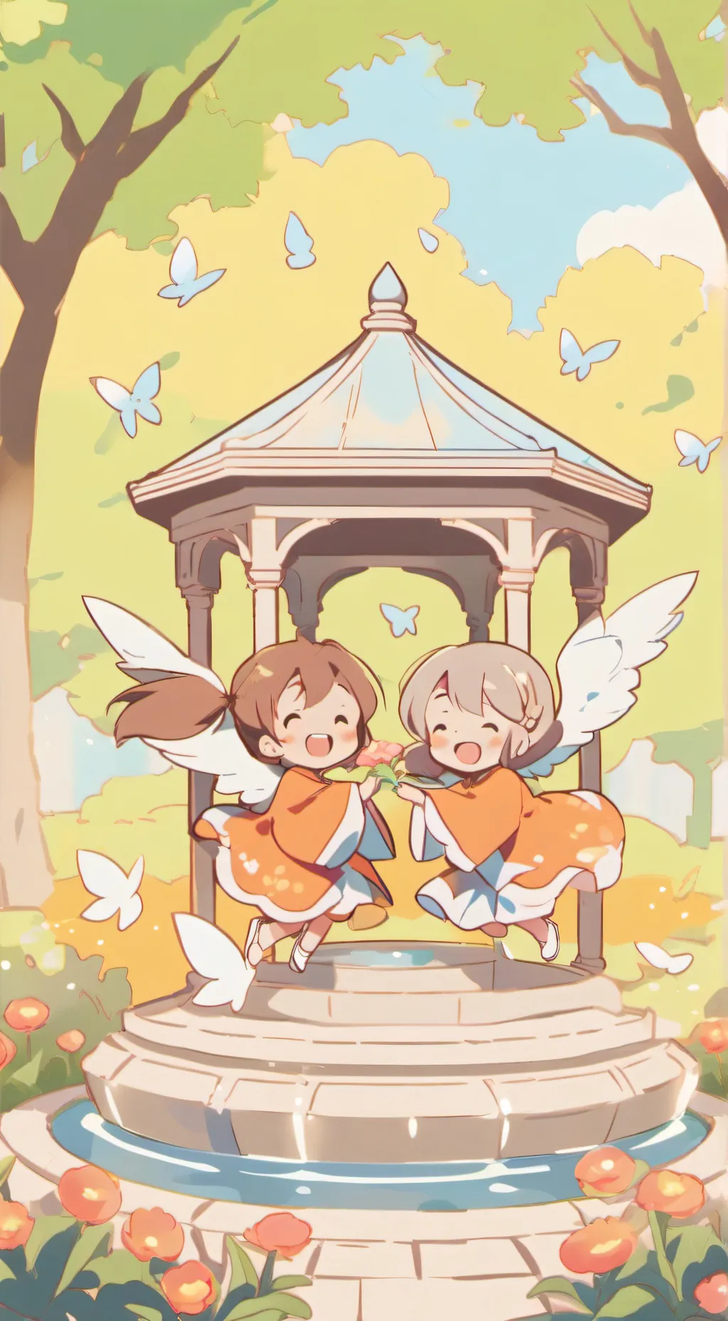 ai character: Ari👾 & Ara🤖 background
