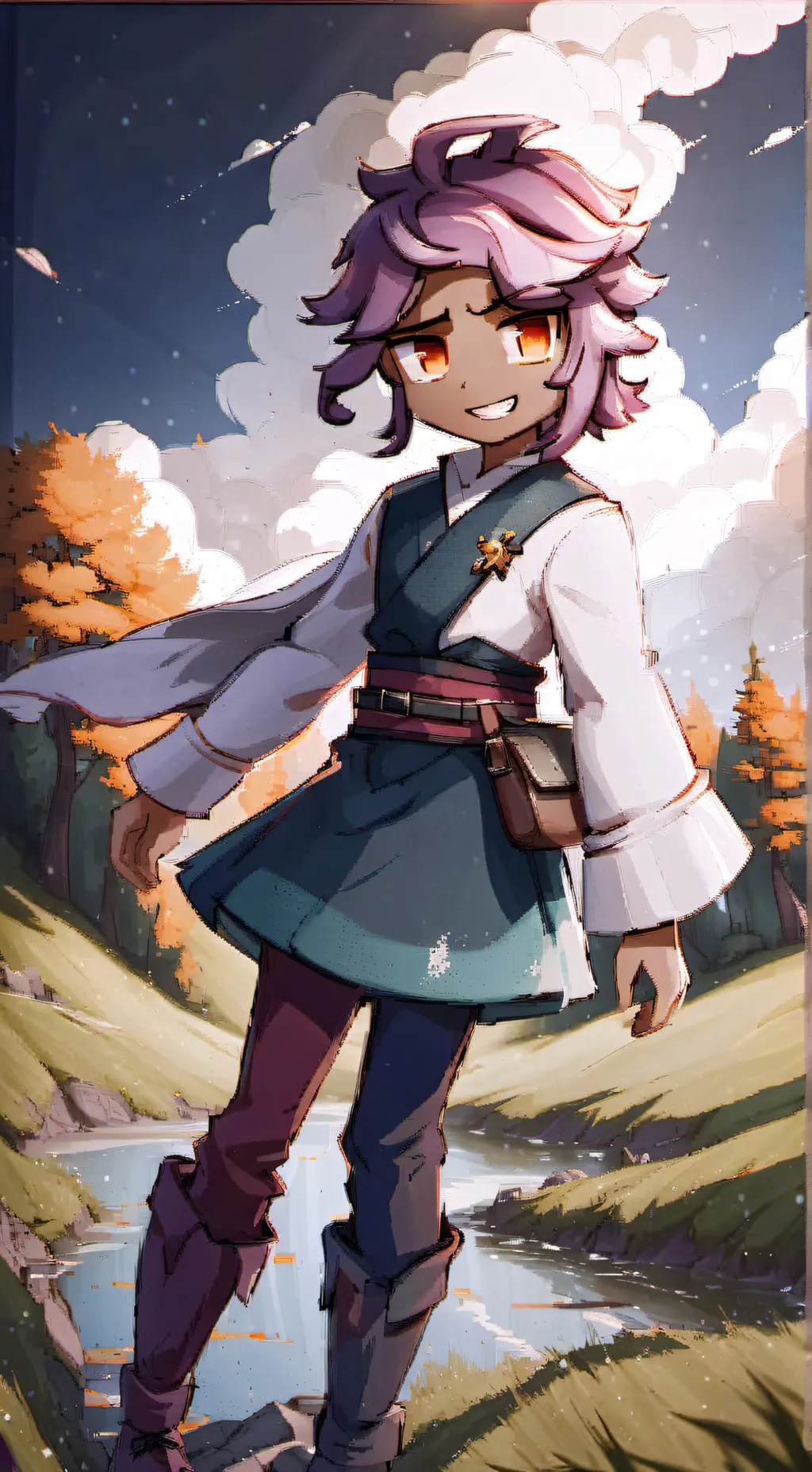 ai character: Берри background