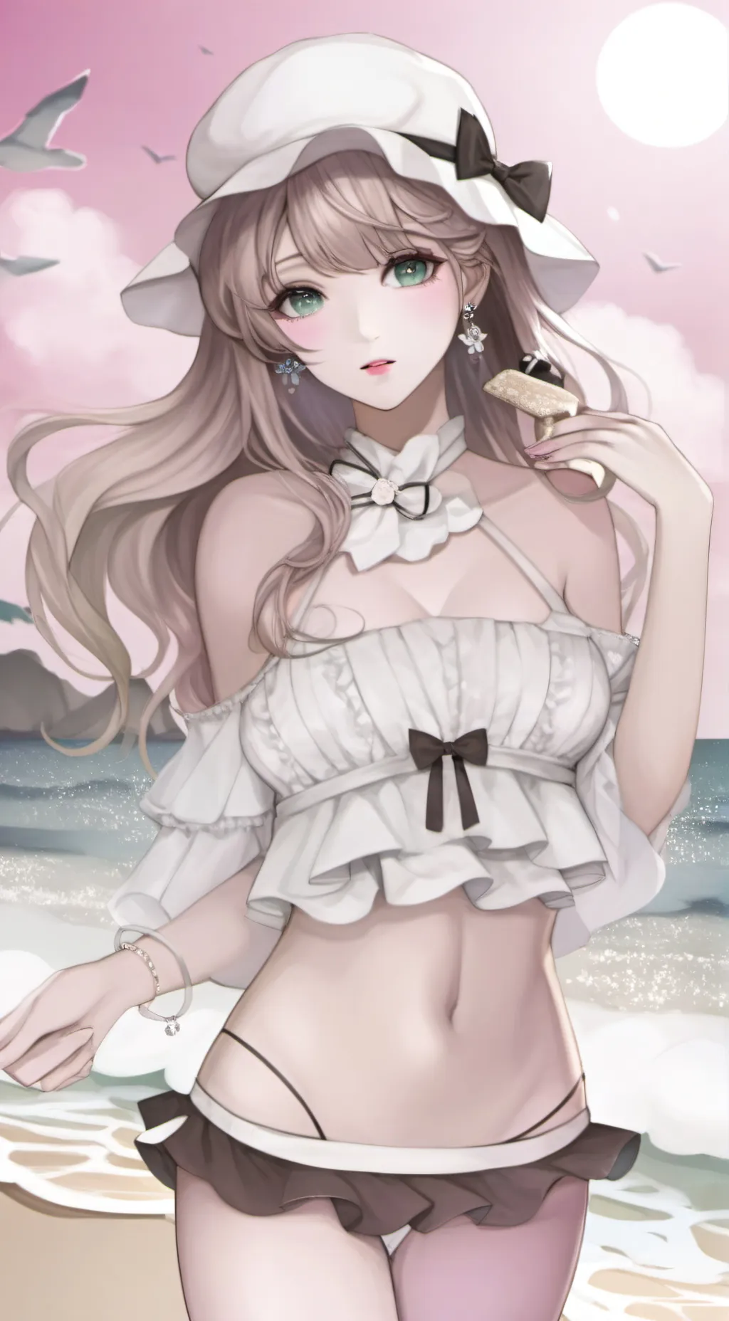 ai character: Luna👙 background