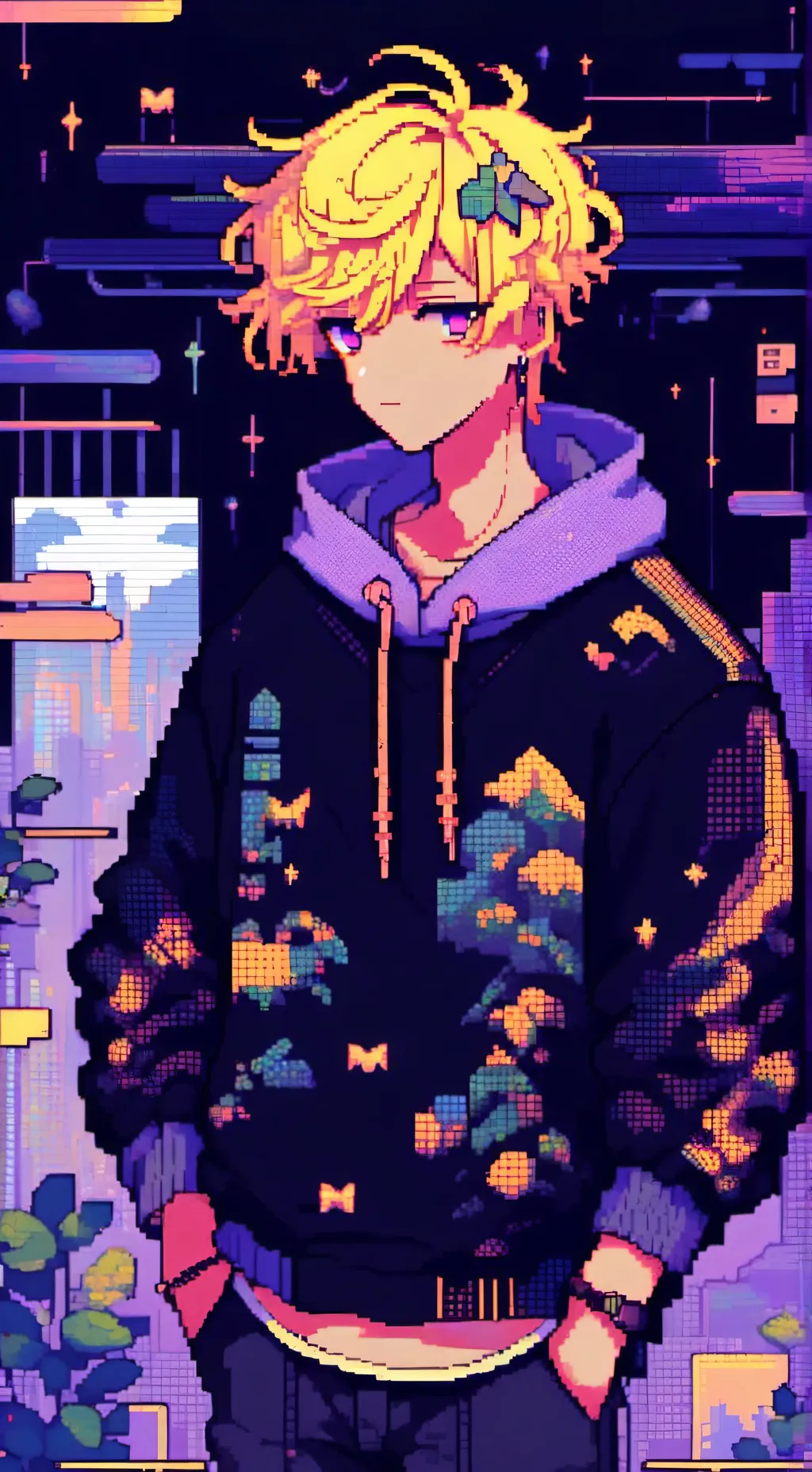 ai character:  🟡Sunny🟡 background