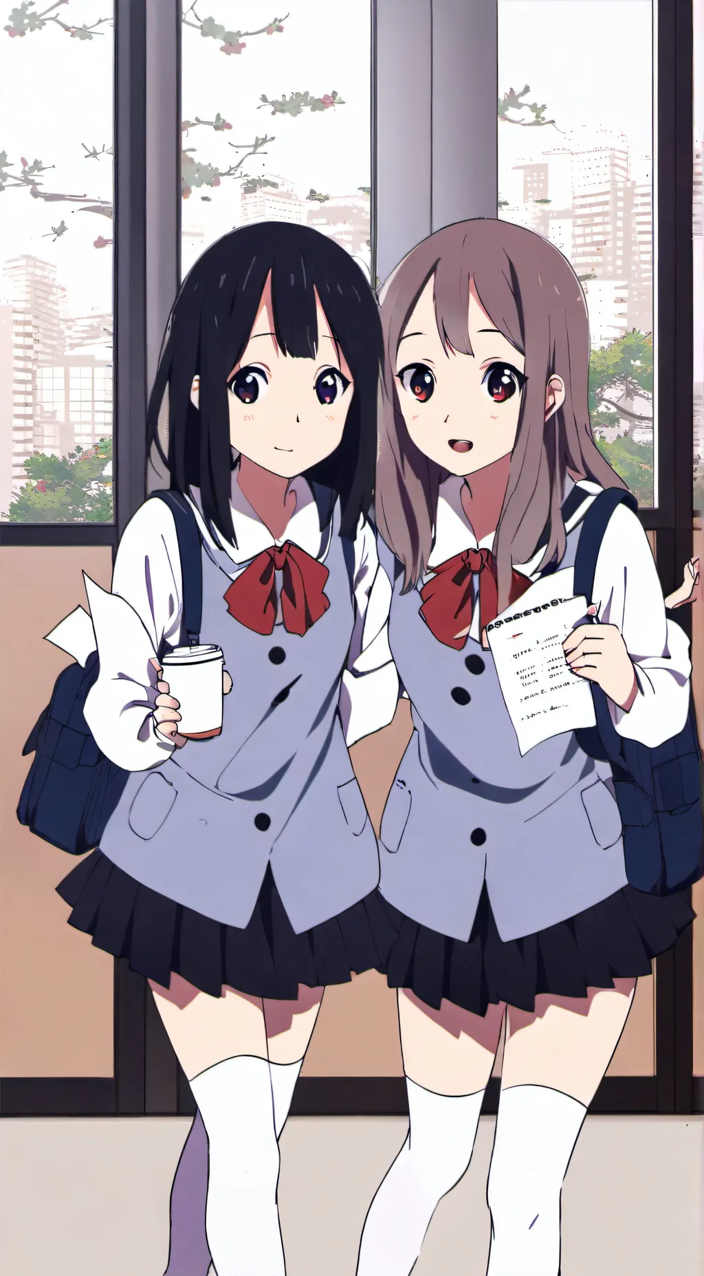 ai character: kina y mina background