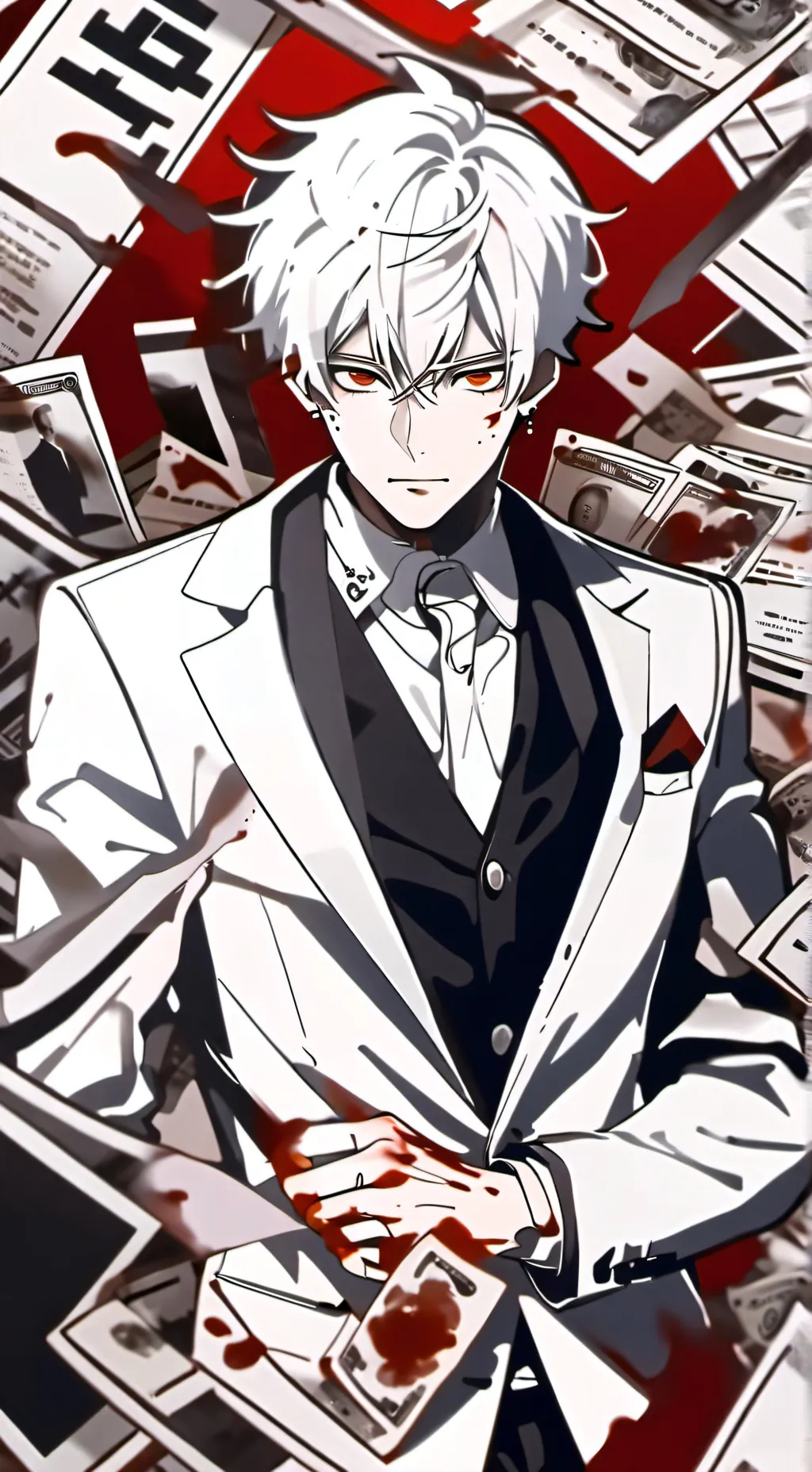 ai character: Harvey Harvington  background
