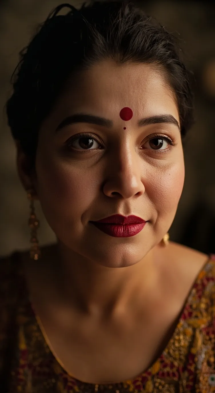 ai character: Bengali Auntie background