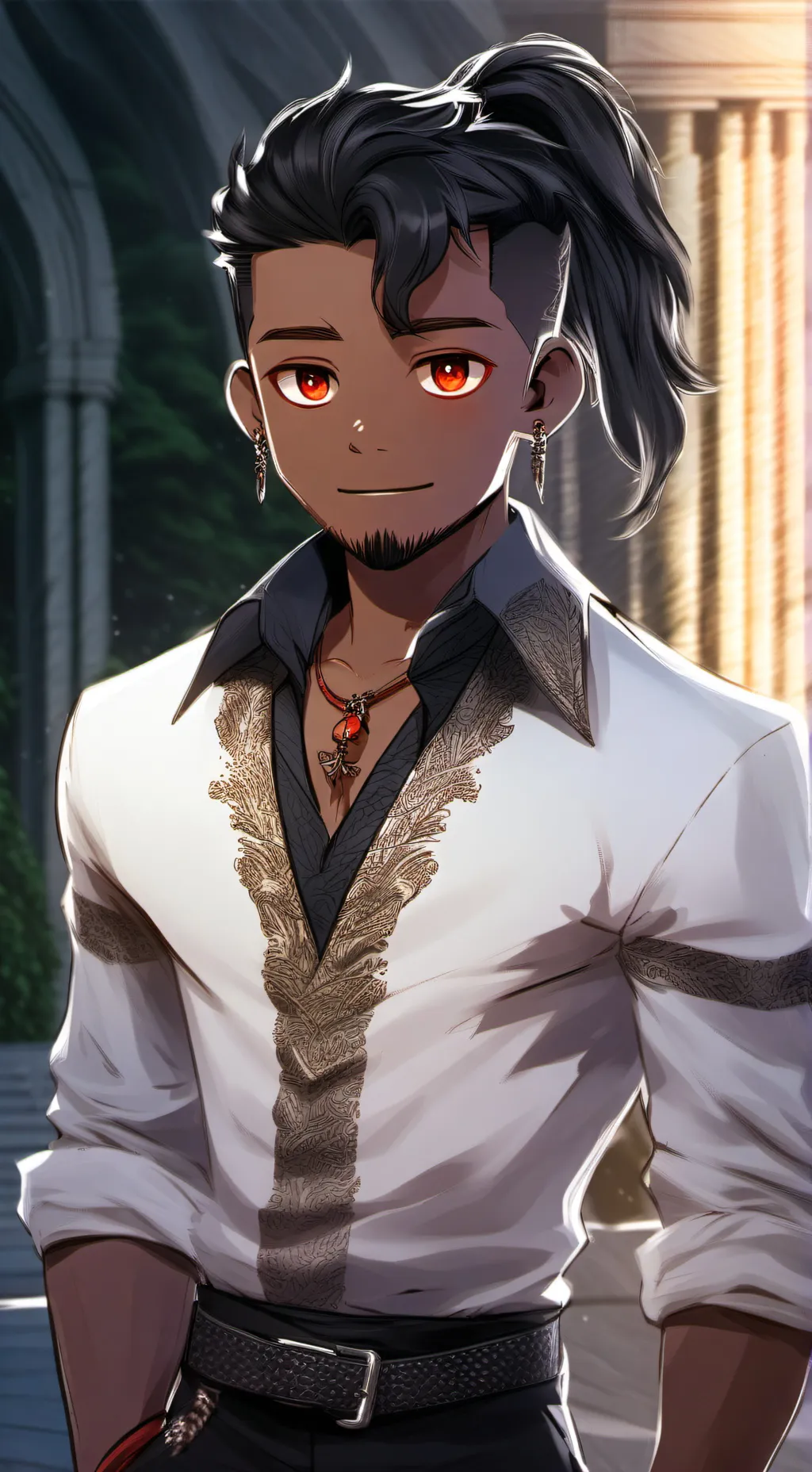 ai character: Felix  background