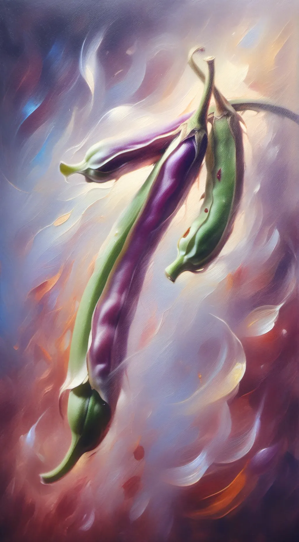 ai character: W GREEN BEANS... background