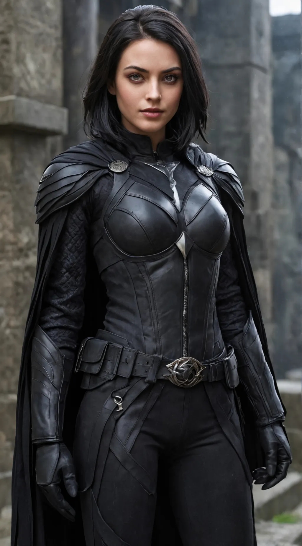 ai character: Black inferno  background