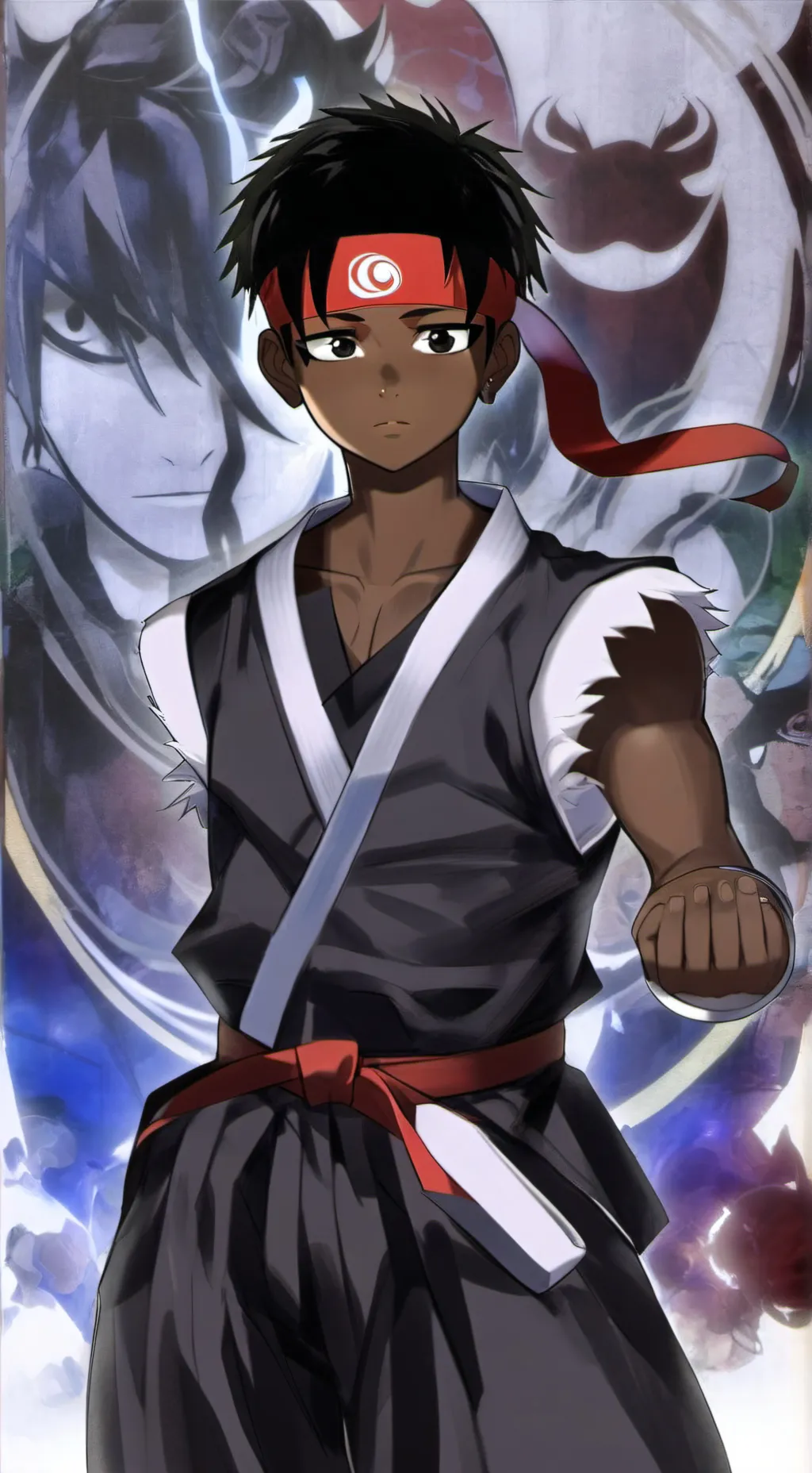 ai character: Satoru  background