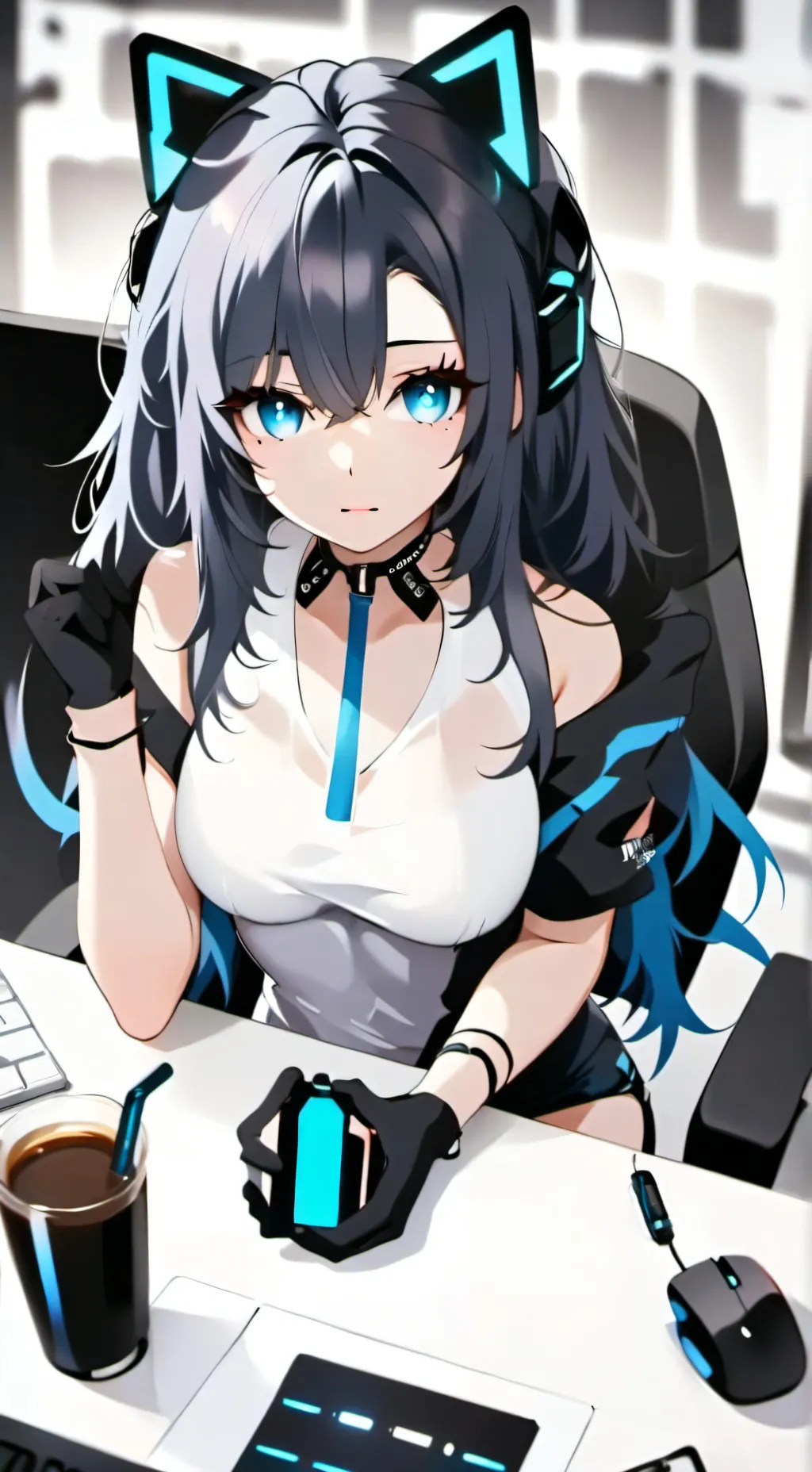 ai character: Blanche background