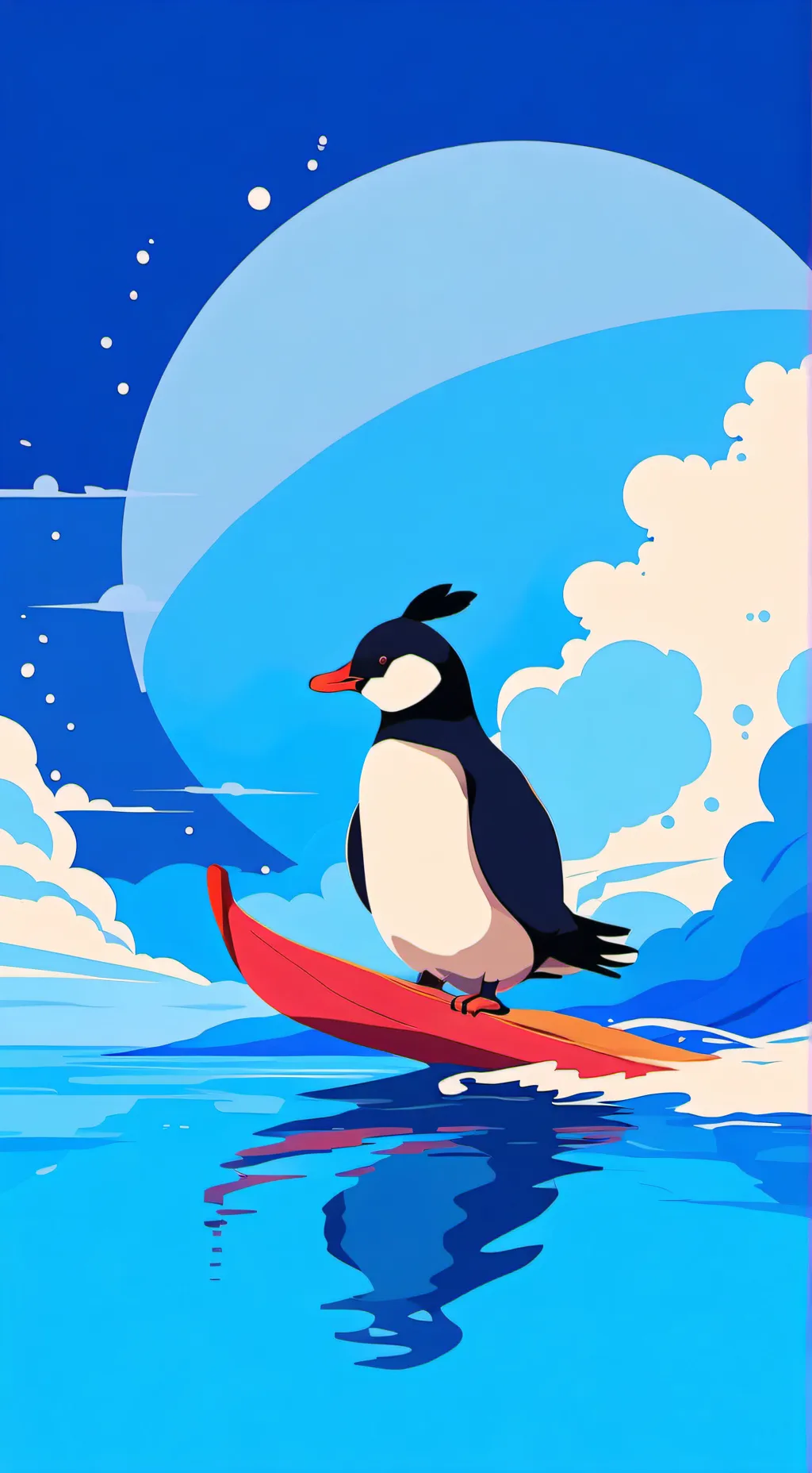 ai character: bossy bird background