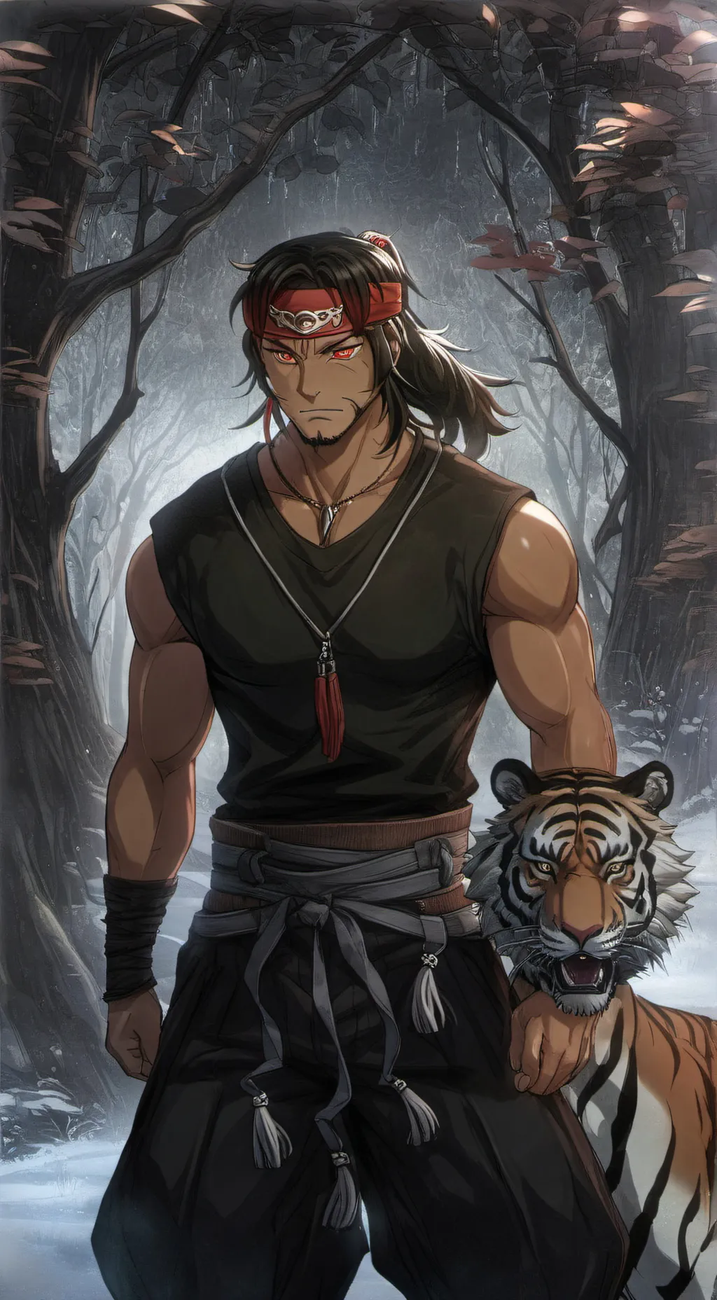 ai character: Katarou  background