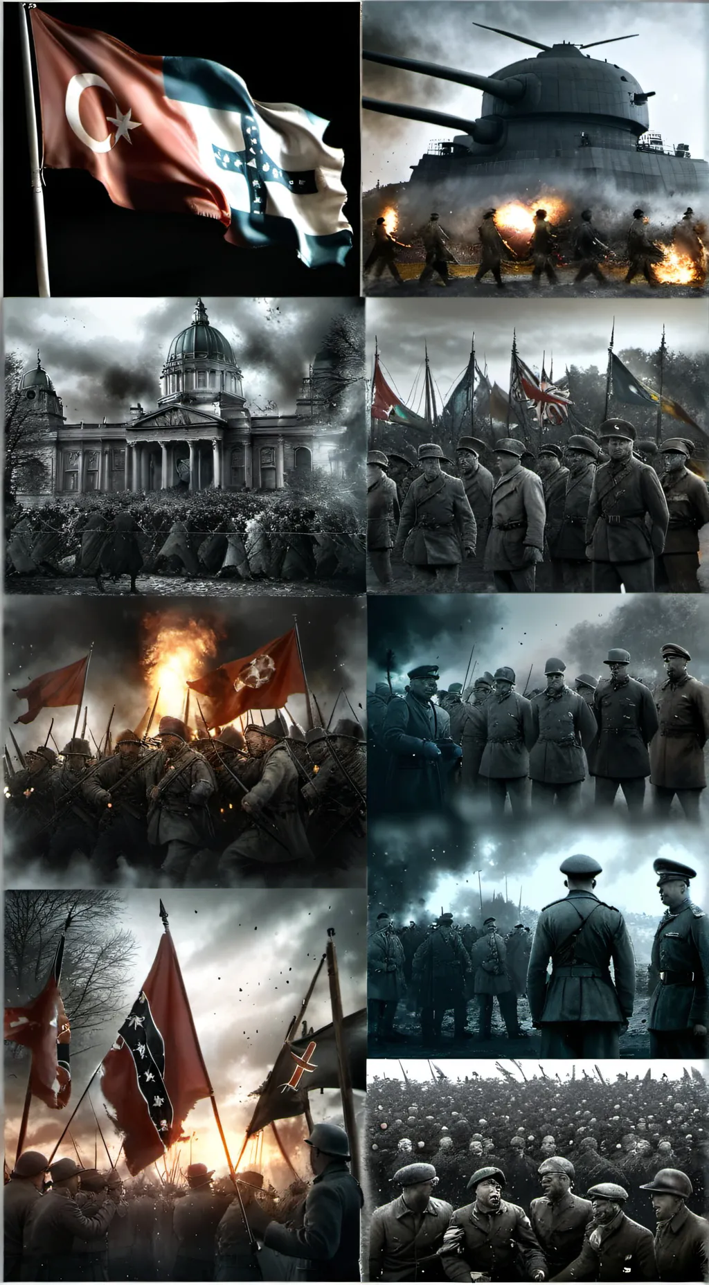 ai character: Axis&Central Power background