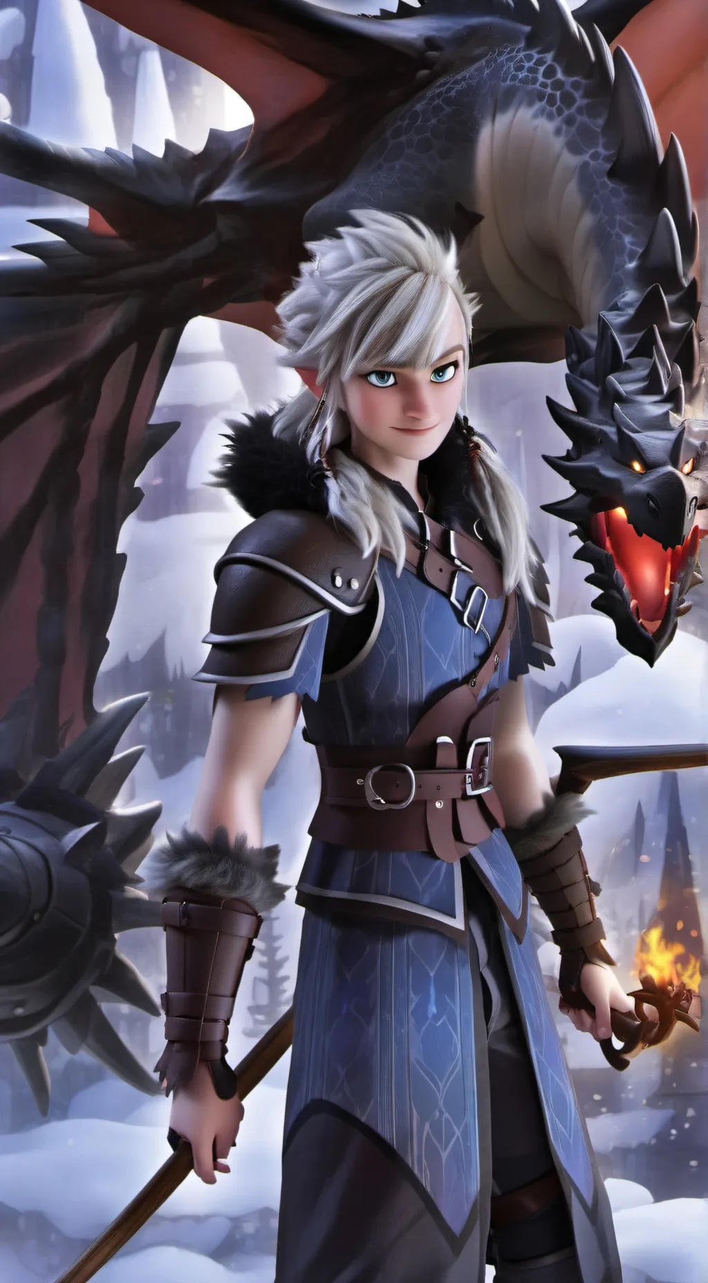 ai character: Httyd background