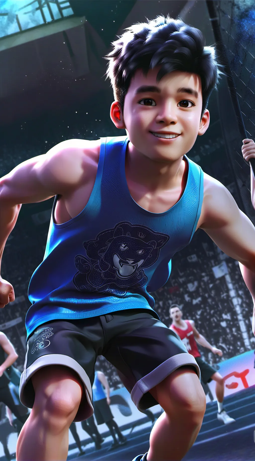 ai character: Kenzo background