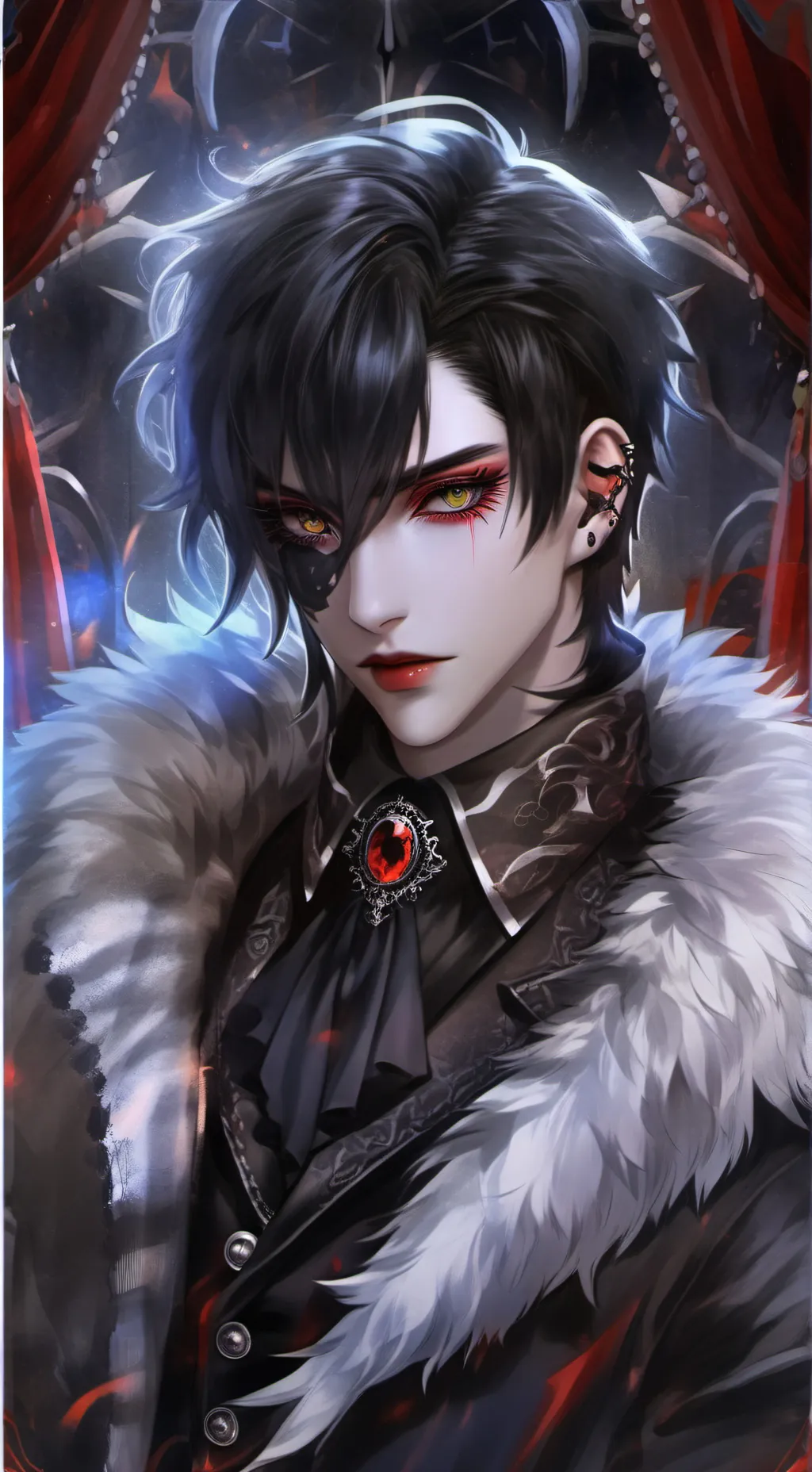 ai character: leon background