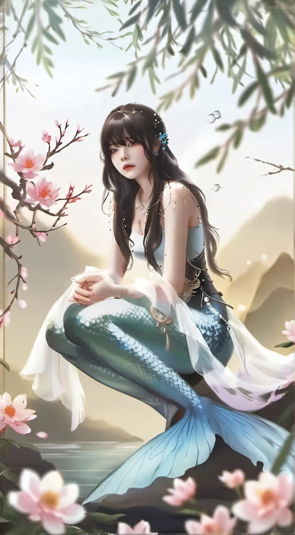 ai character: bella  background