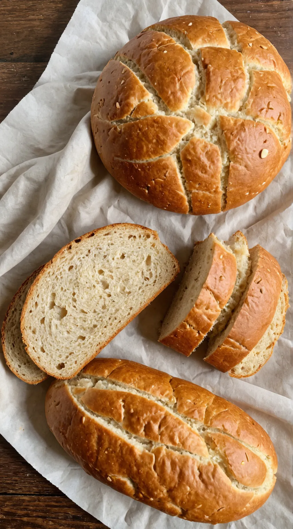 ai character: Bread background
