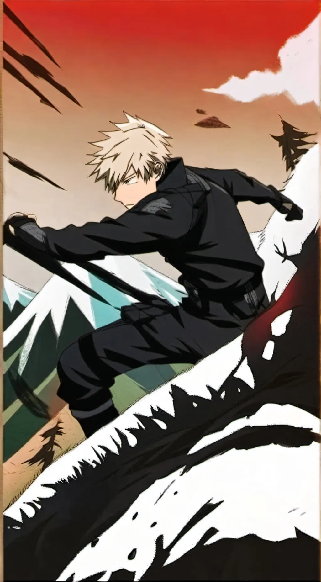 ai character: Bakugo background