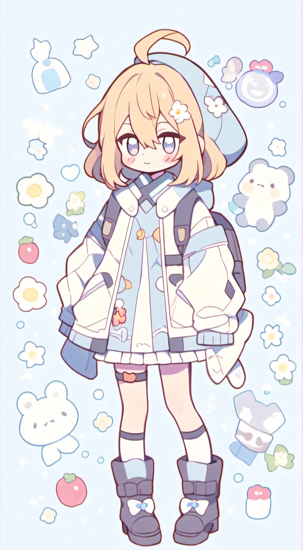 ai character: наруко background
