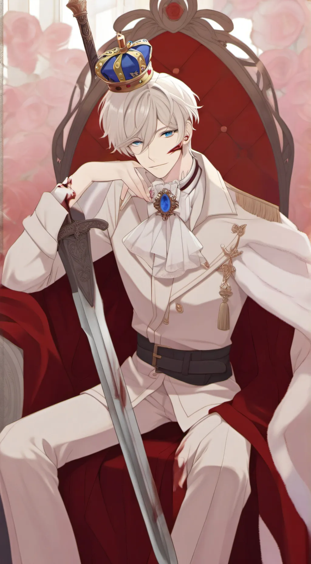 ai character: Axel  White  background
