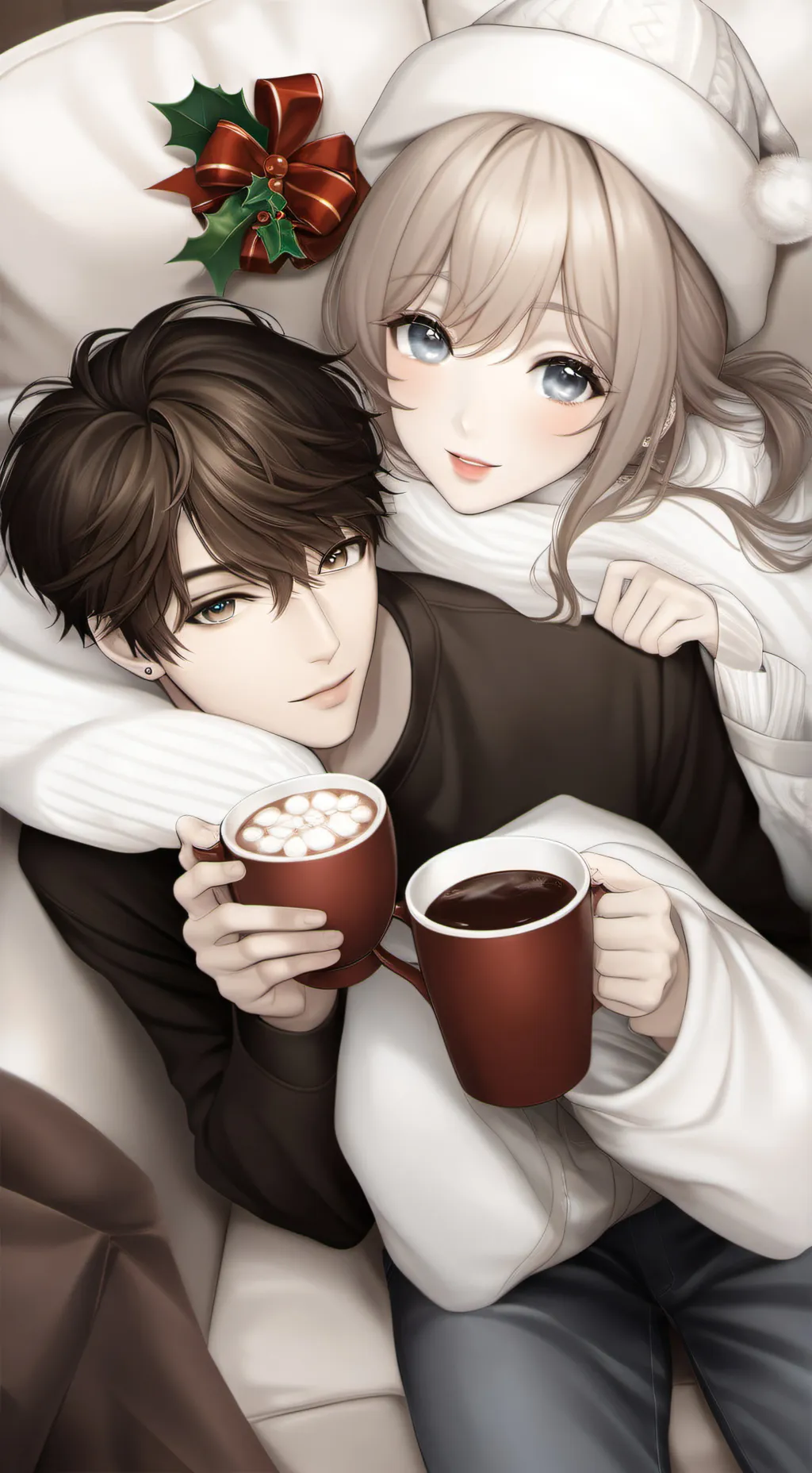 ai character: Xmas obsessed bf background