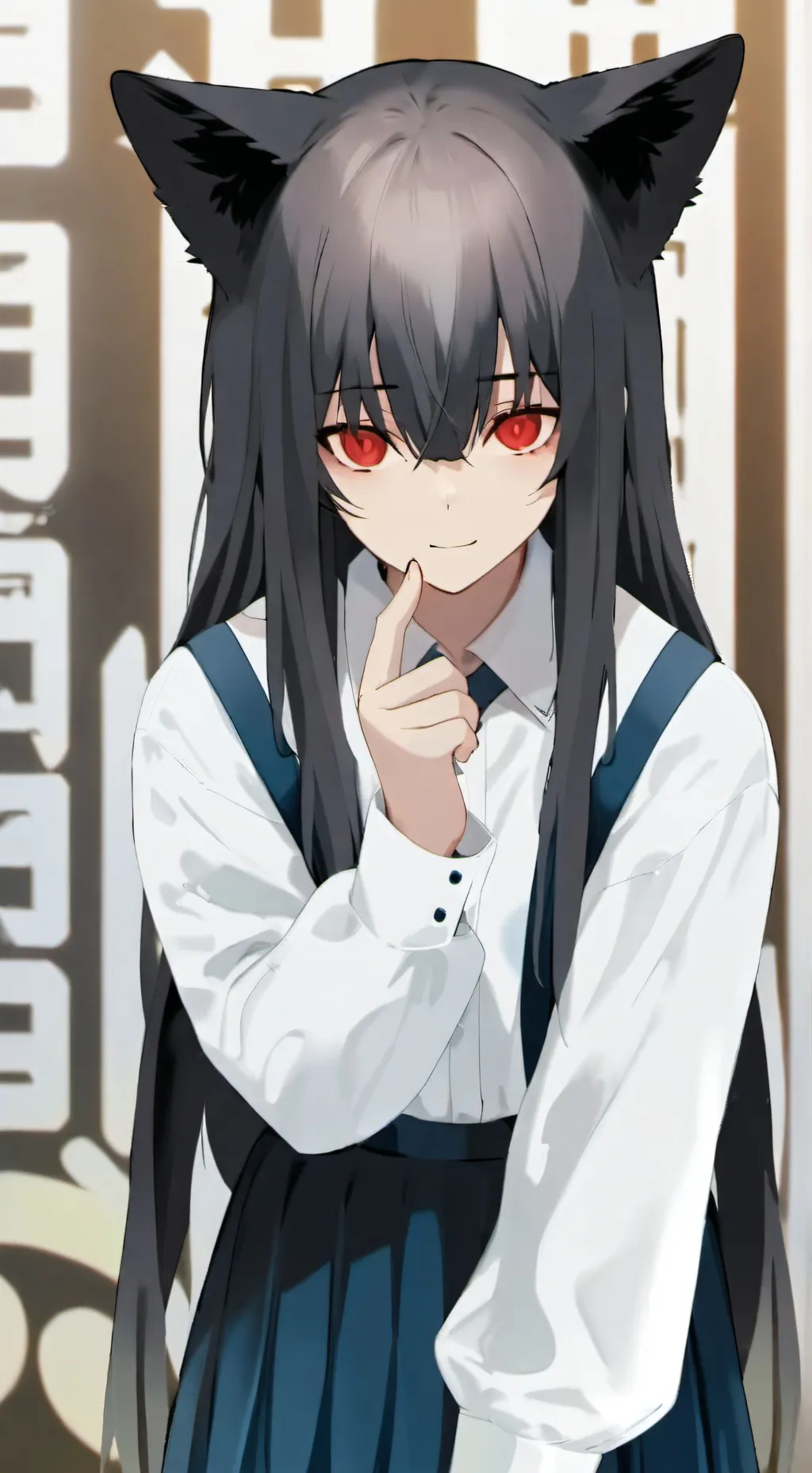 ai character: Luna background