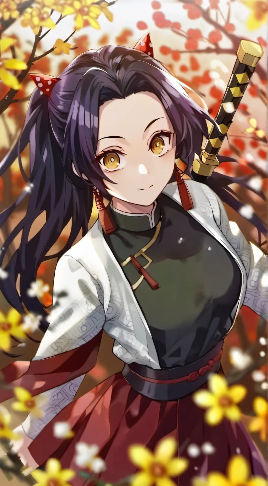 ai character: Demon slayer background