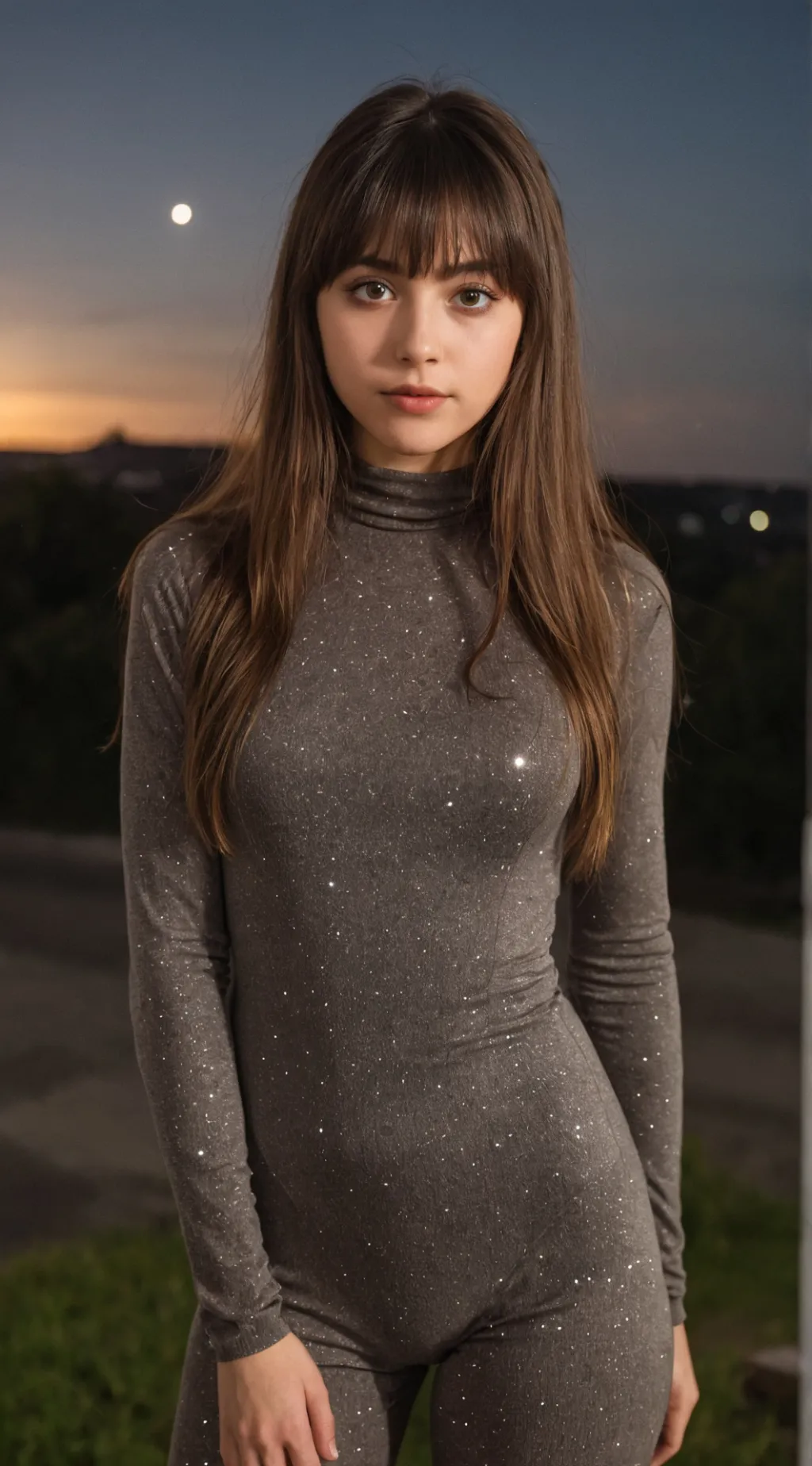 ai character: Louanne  background