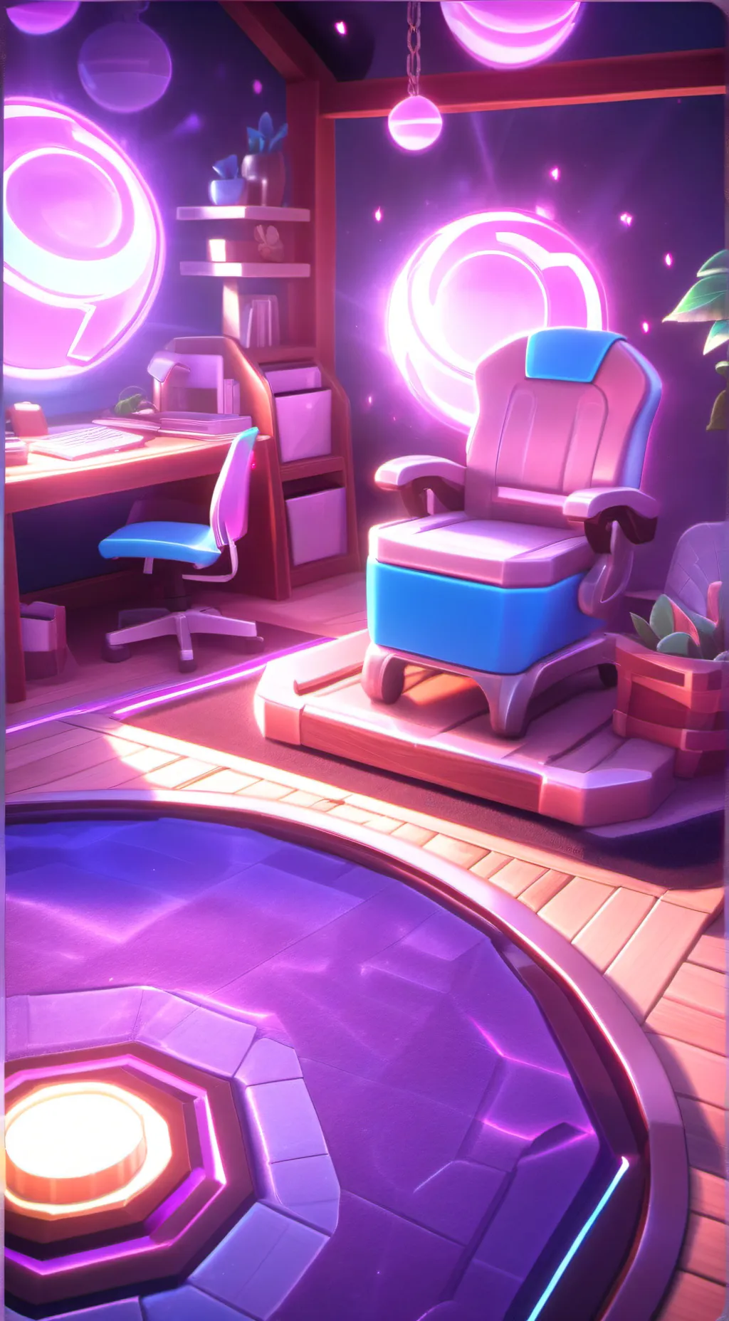 ai character: DW!  background