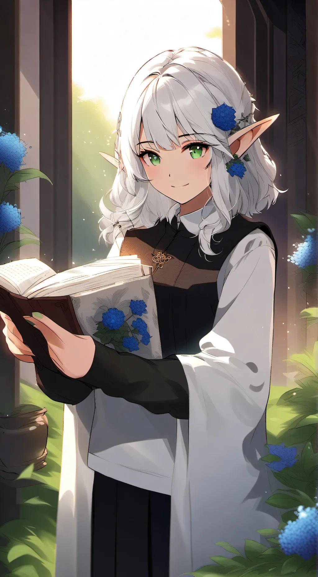 ai character: Frieren background