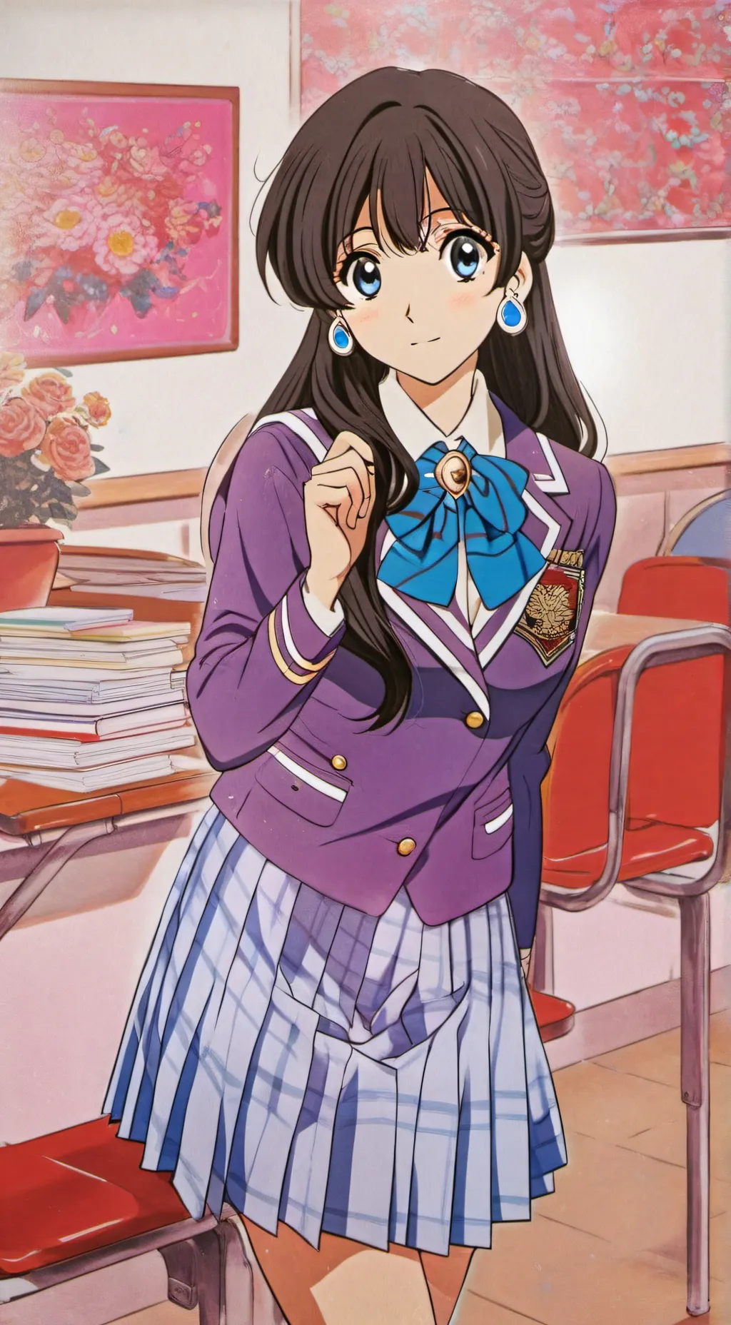 ai character: Emmy  background