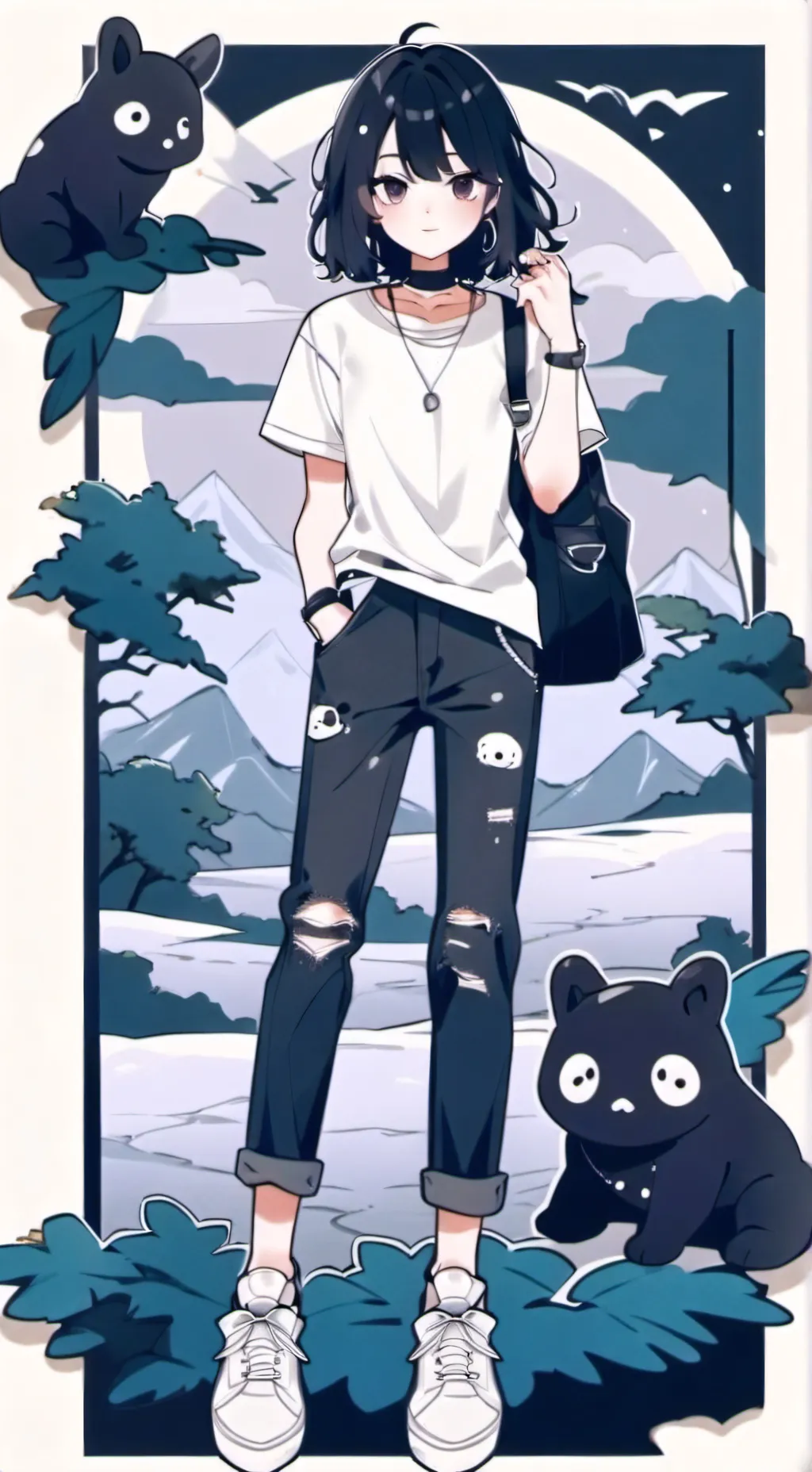 ai character: Ashley Smith background