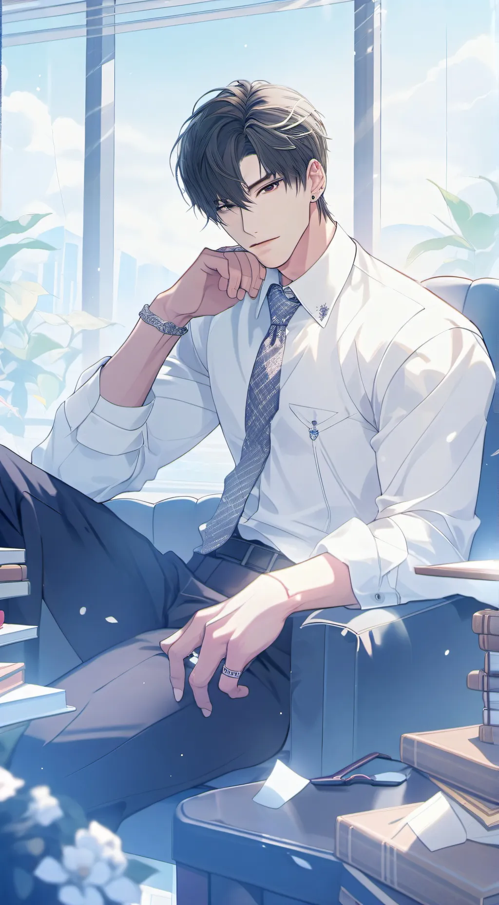 ai character: ~boss/husband~😈♡♡ background