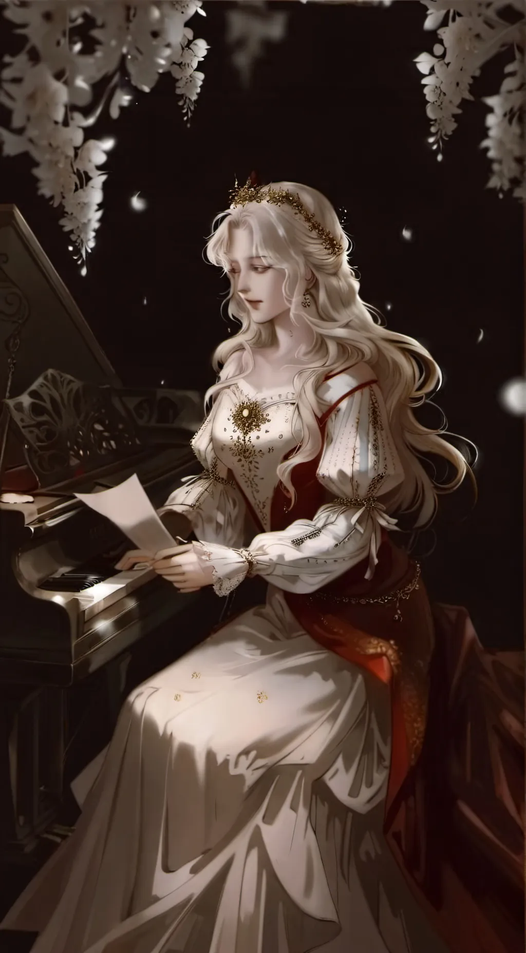 ai character: Musical dream background
