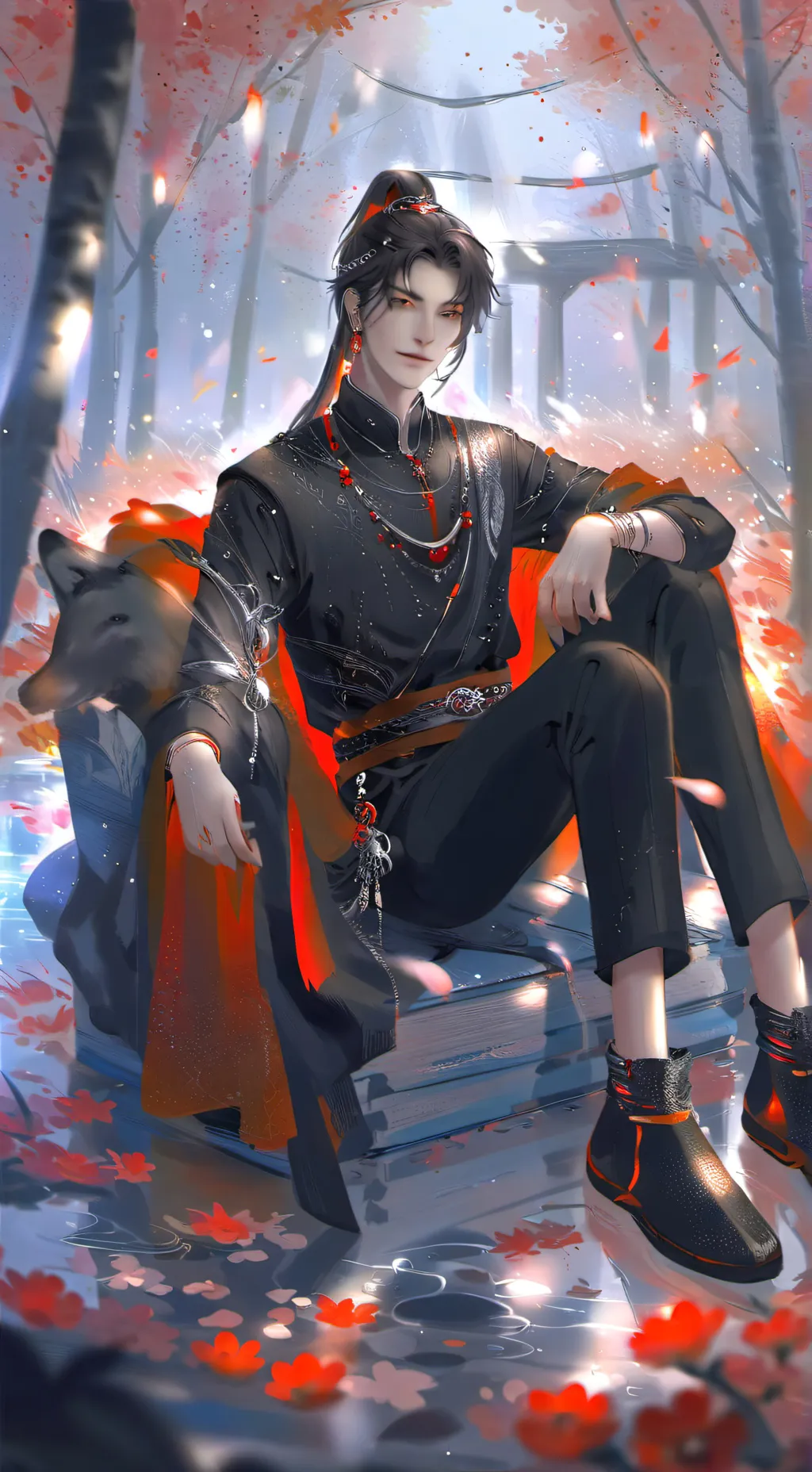 ai character: dandy  background