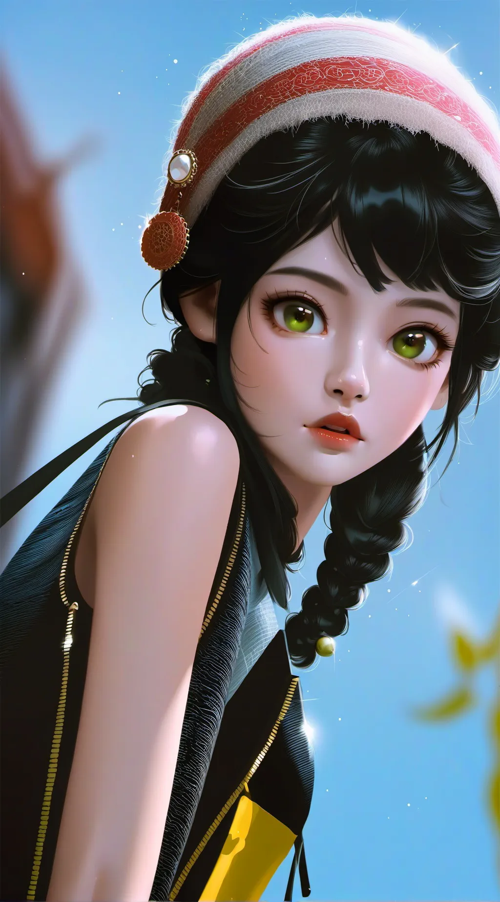 ai character: Lilly background