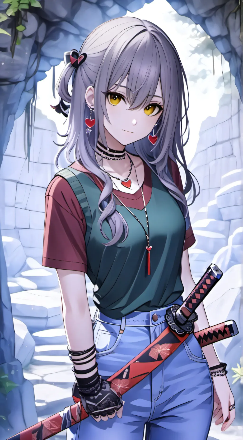 ai character: Ruby  background