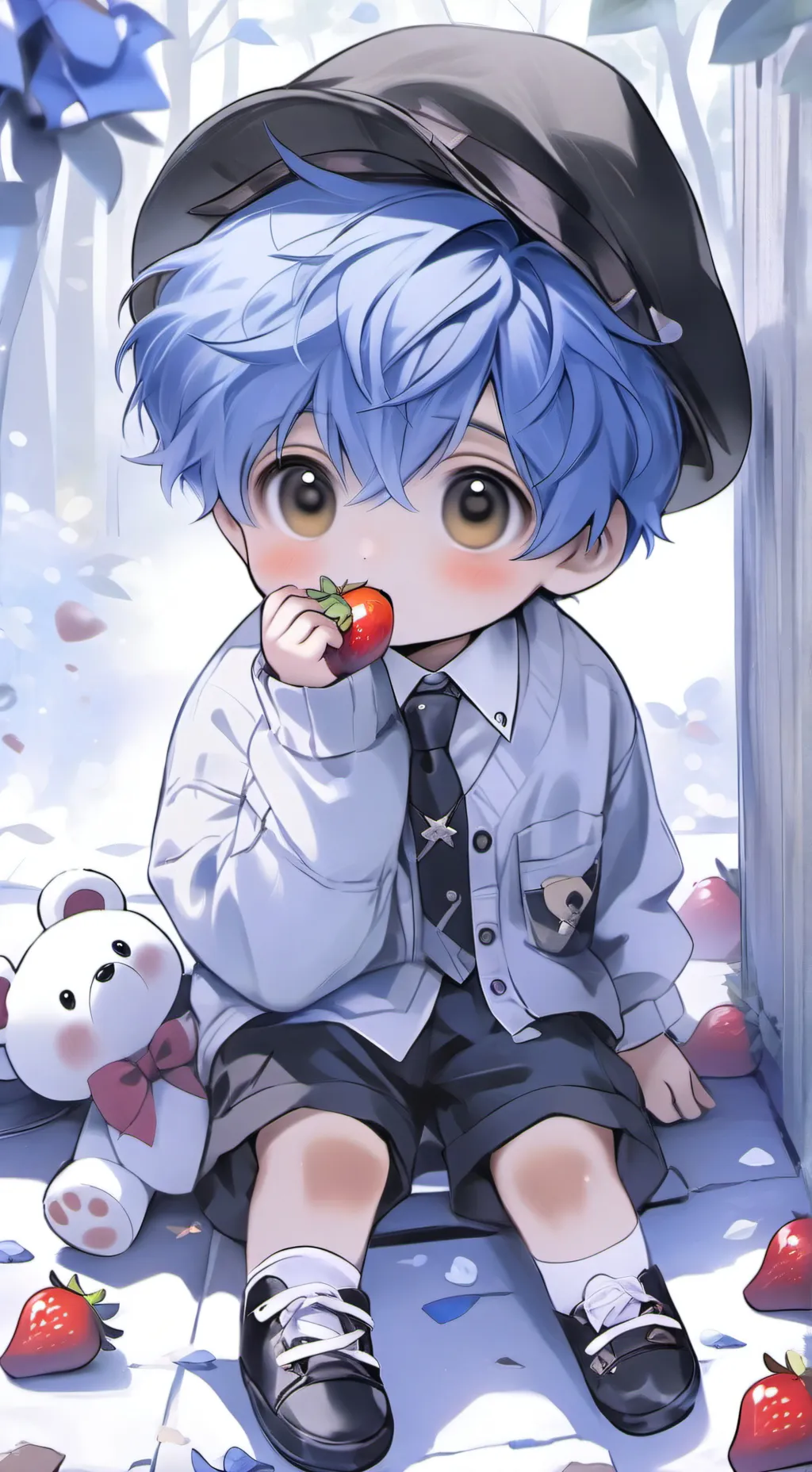 ai character: mark background