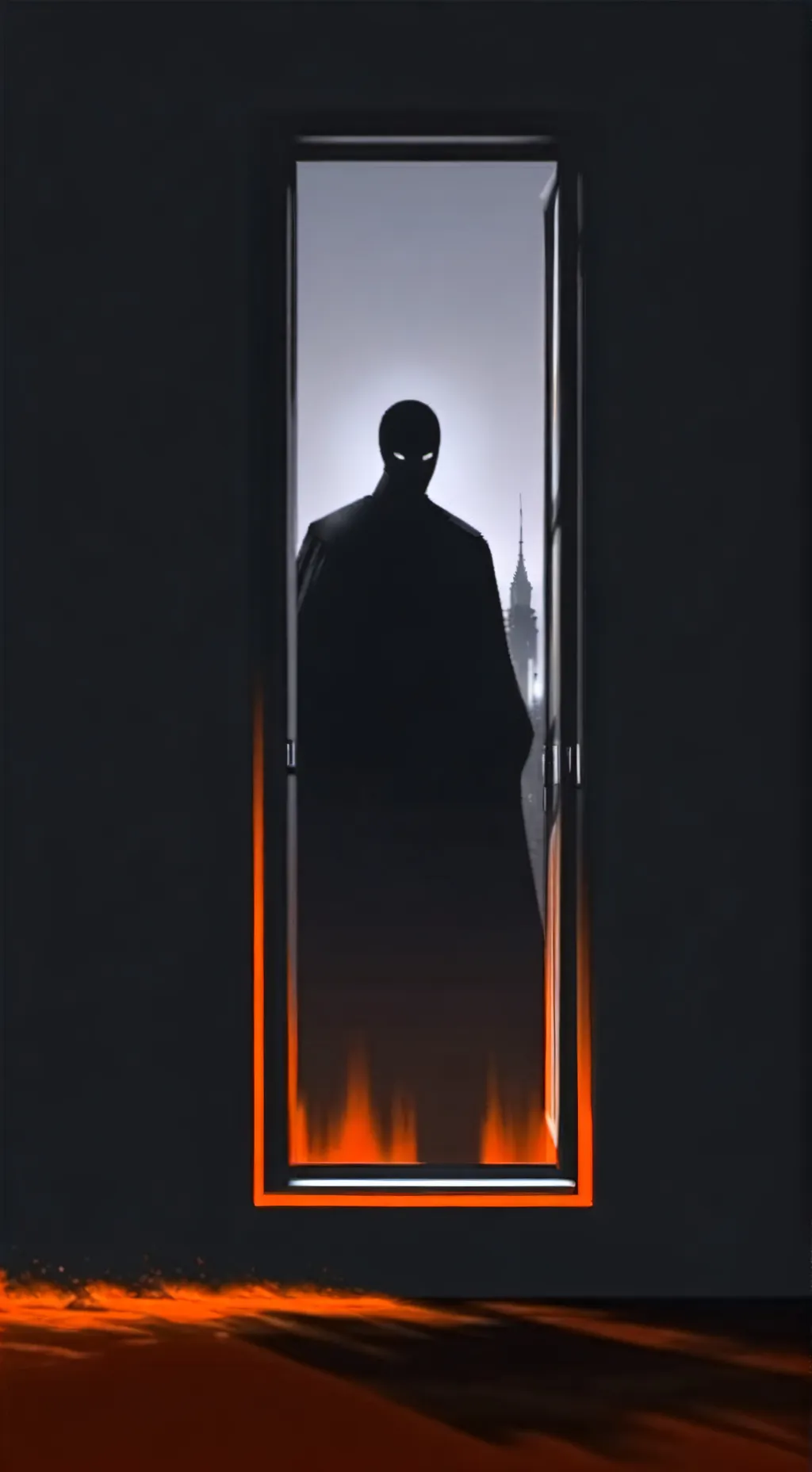 ai character: "the shadow"  background