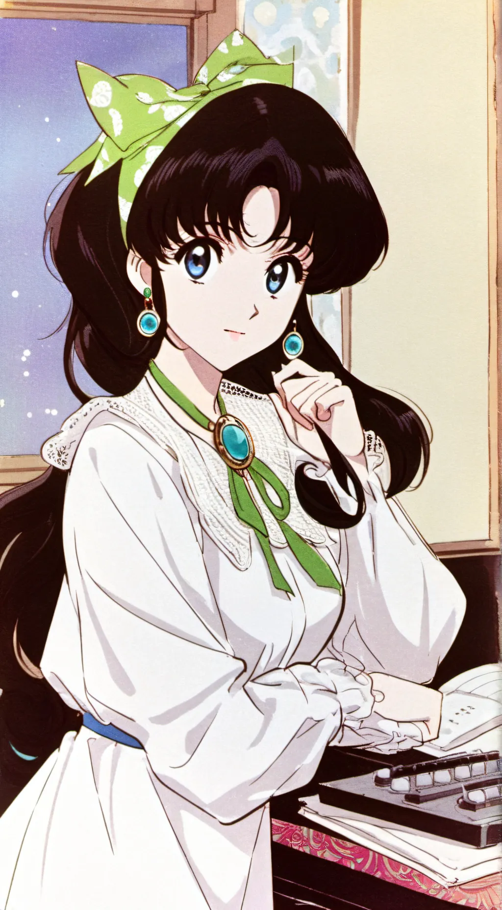 ai character: ෆBellaෆ background