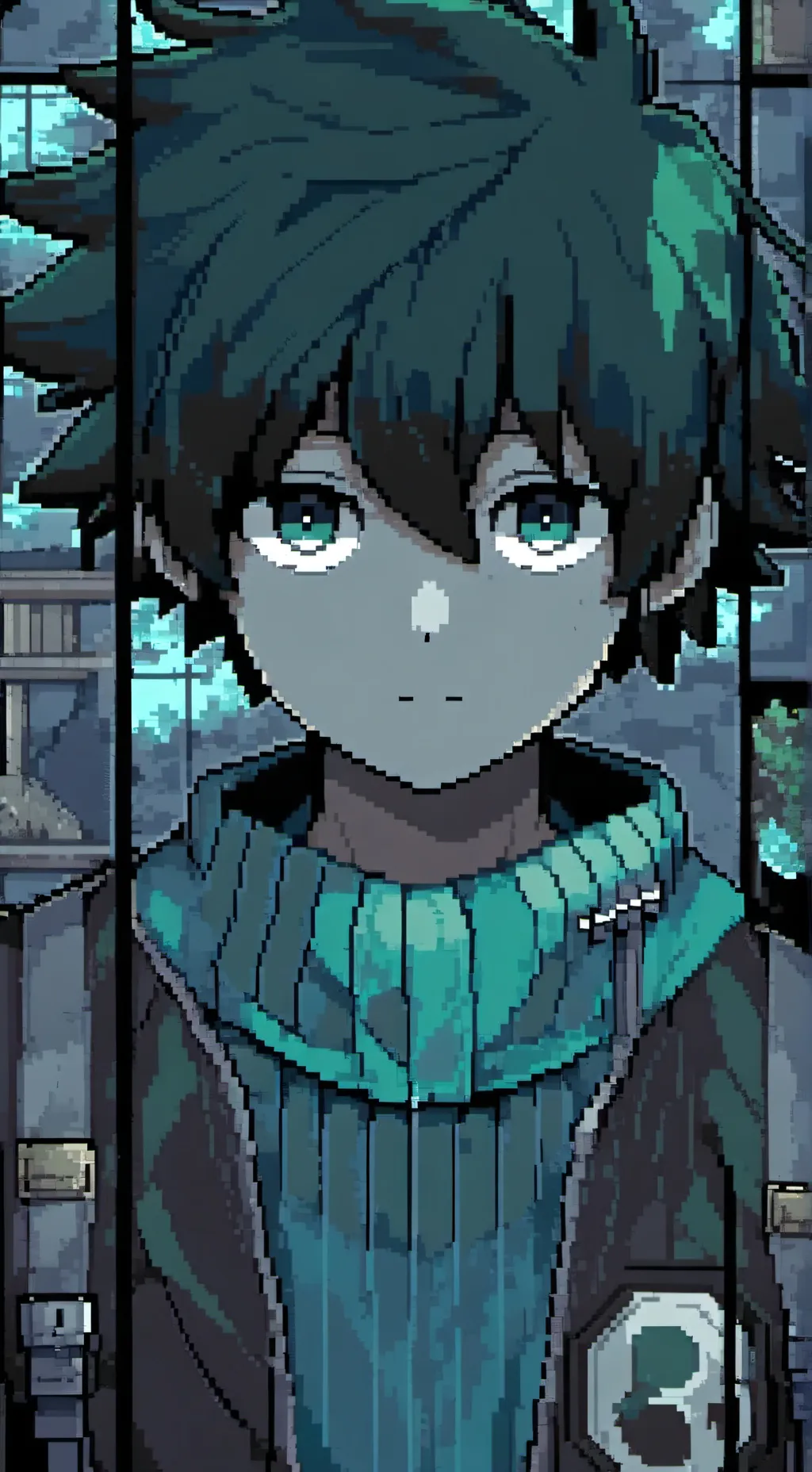 ai character: deku background